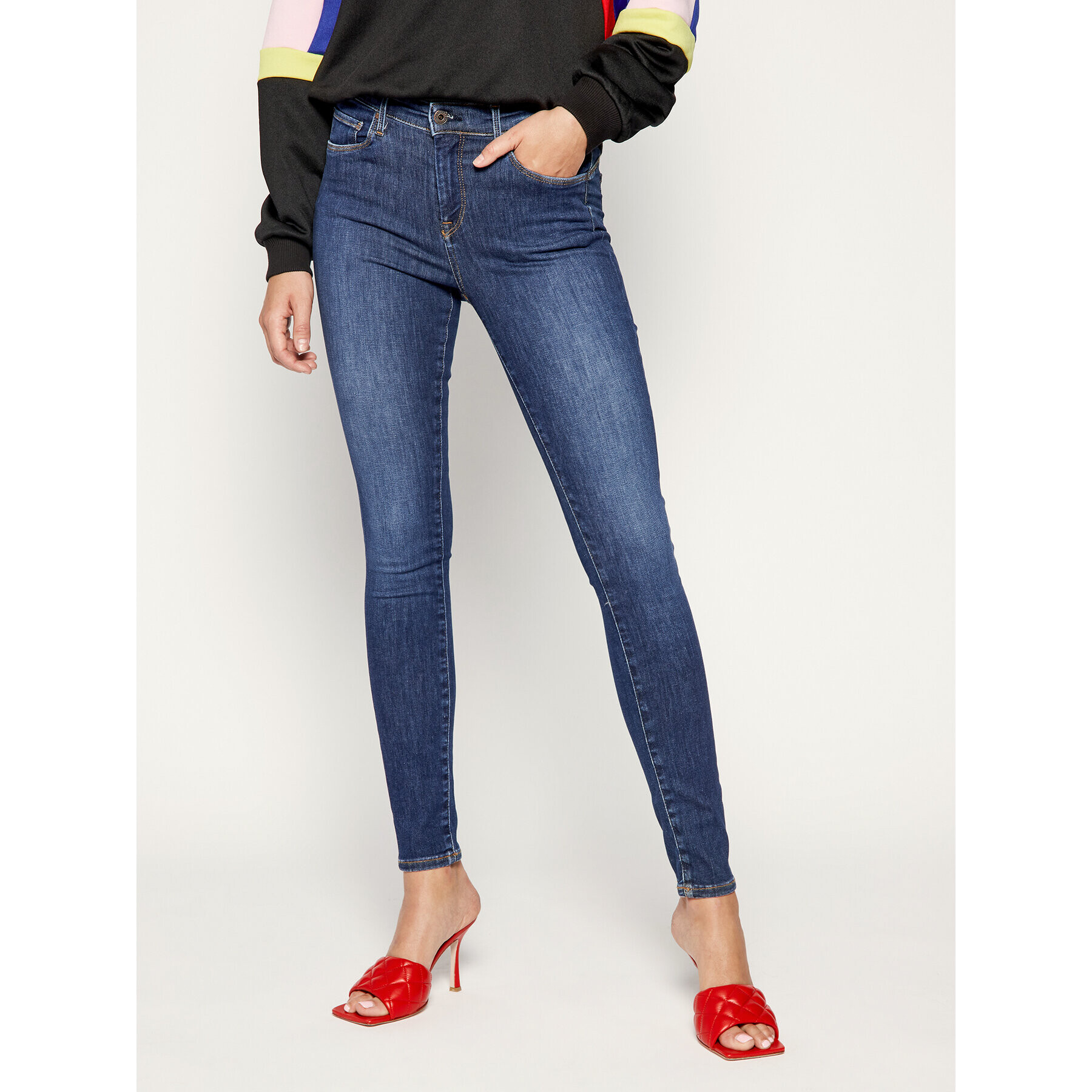 Pepe Jeans Farmer Zoe PL203616 Sötétkék Skinny Fit - Pepit.hu