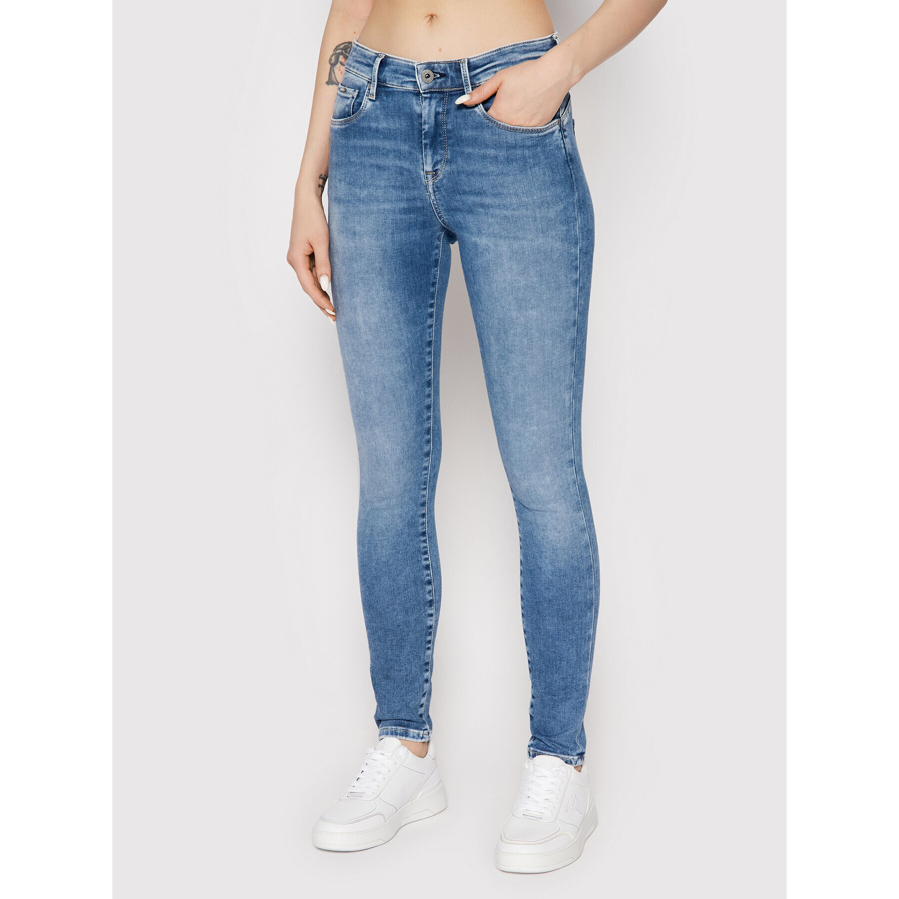 Pepe Jeans Farmer Zoe PL204177 Kék Skinny Fit - Pepit.hu