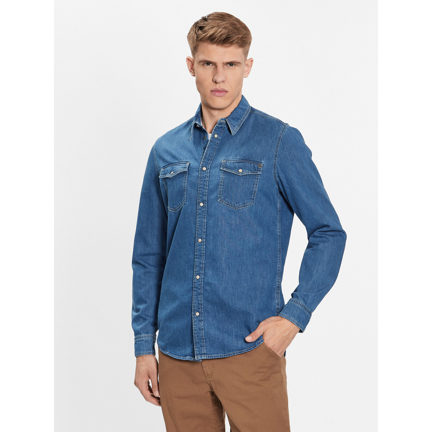 Pepe Jeans Farmering Hammond PM307509 Kék Regular Fit - Pepit.hu