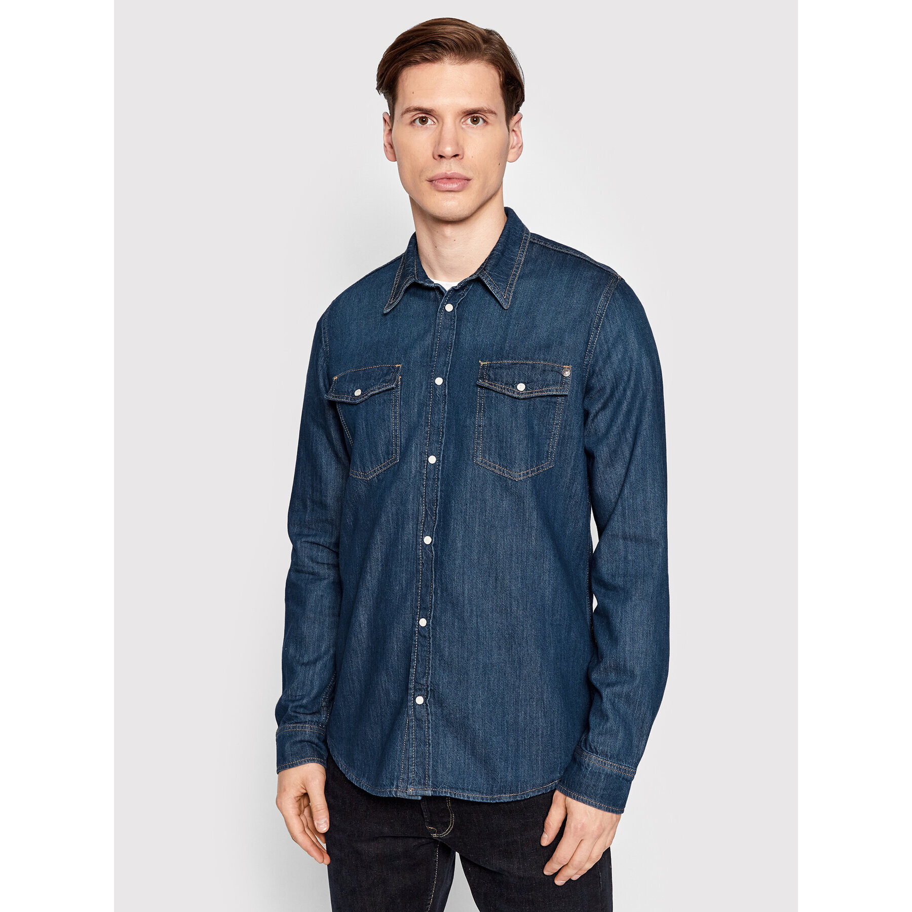 Pepe Jeans Farmering Hammond PM307509 Sötétkék Regular Fit - Pepit.hu