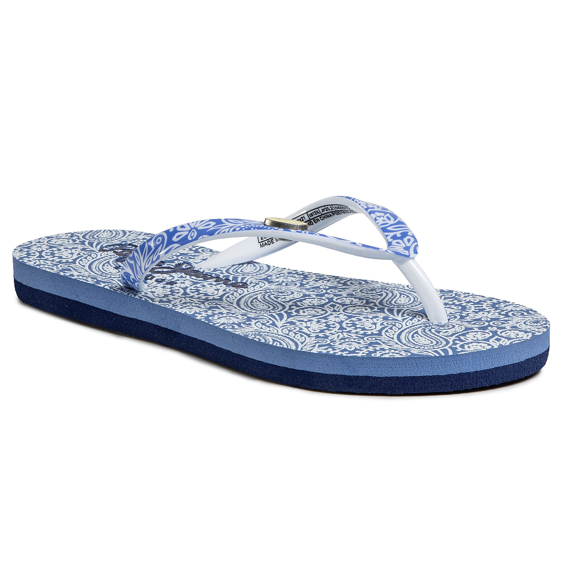 Pepe Jeans Flip-flops Beach All Over PGS70033 Kék - Pepit.hu