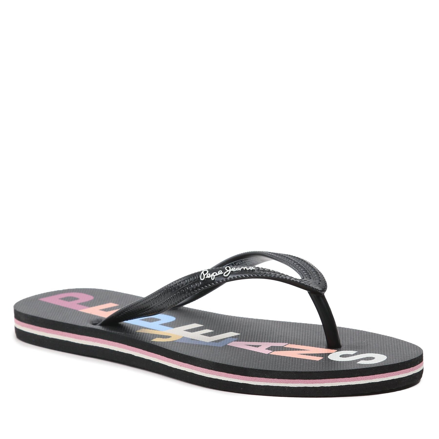 Pepe Jeans Flip-flops Rake Letters PLS70132 Fekete - Pepit.hu