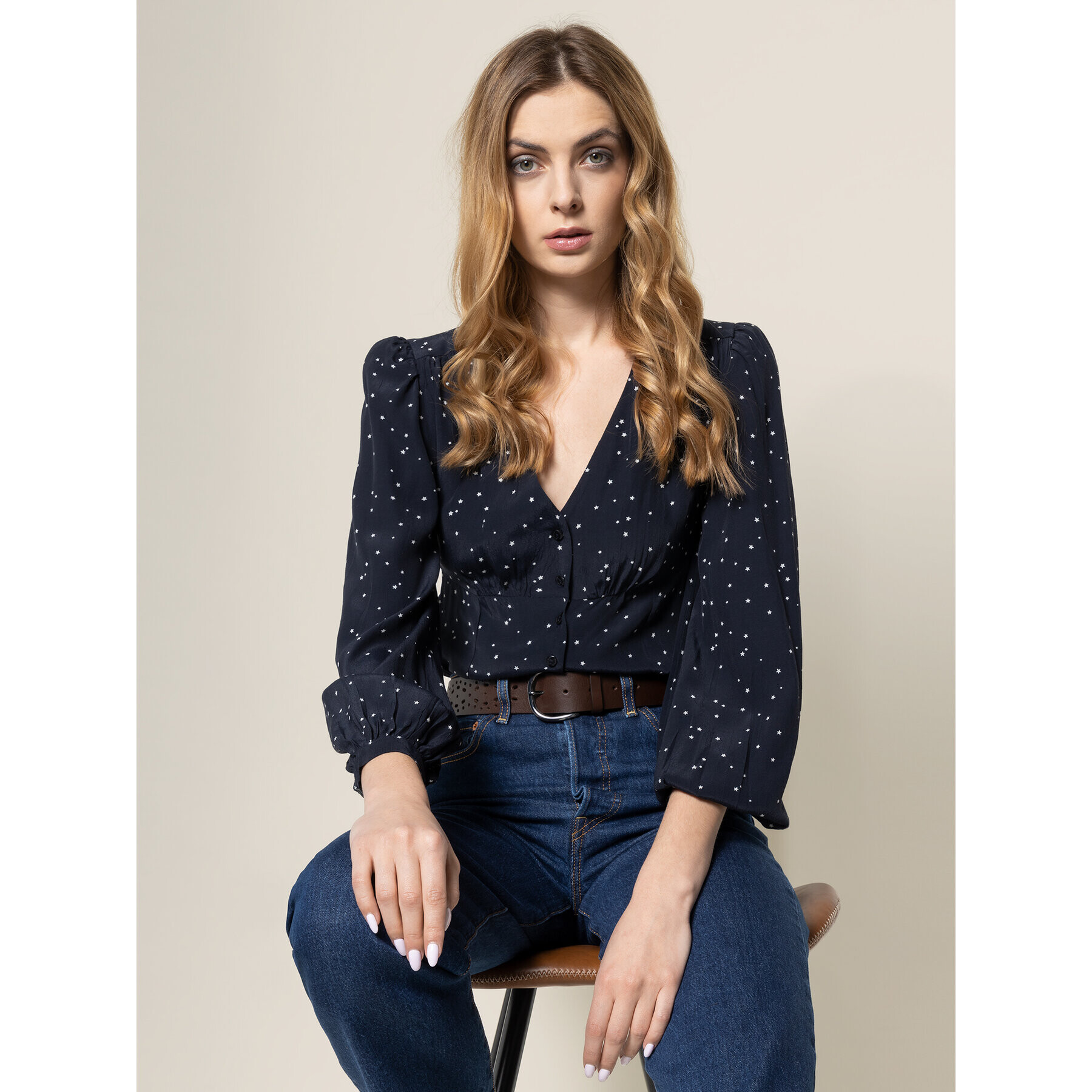 Pepe Jeans Ing Alexa PL303580 Sötétkék Regular Fit - Pepit.hu