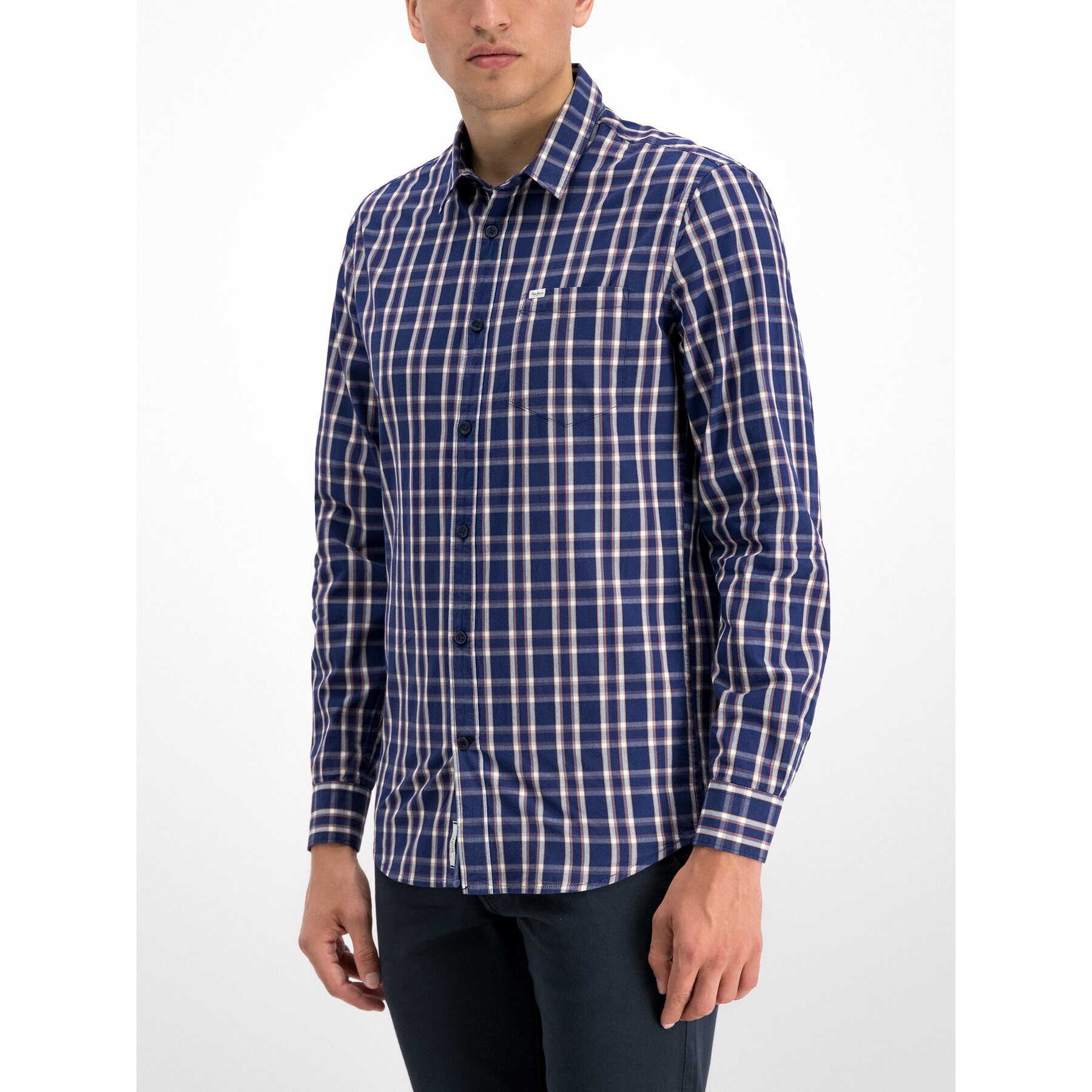 Pepe Jeans Ing Ernest PM305893 Sötétkék Slim Fit - Pepit.hu