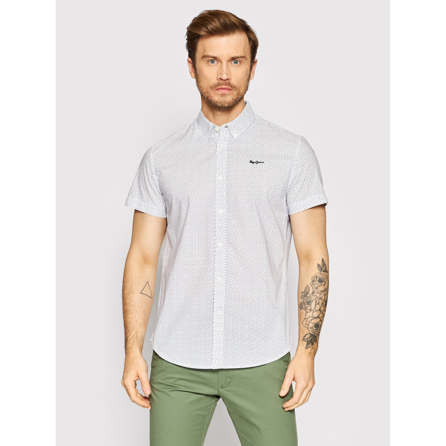 Pepe Jeans Ing Pharrell PM307444 Fehér Regular Fit - Pepit.hu