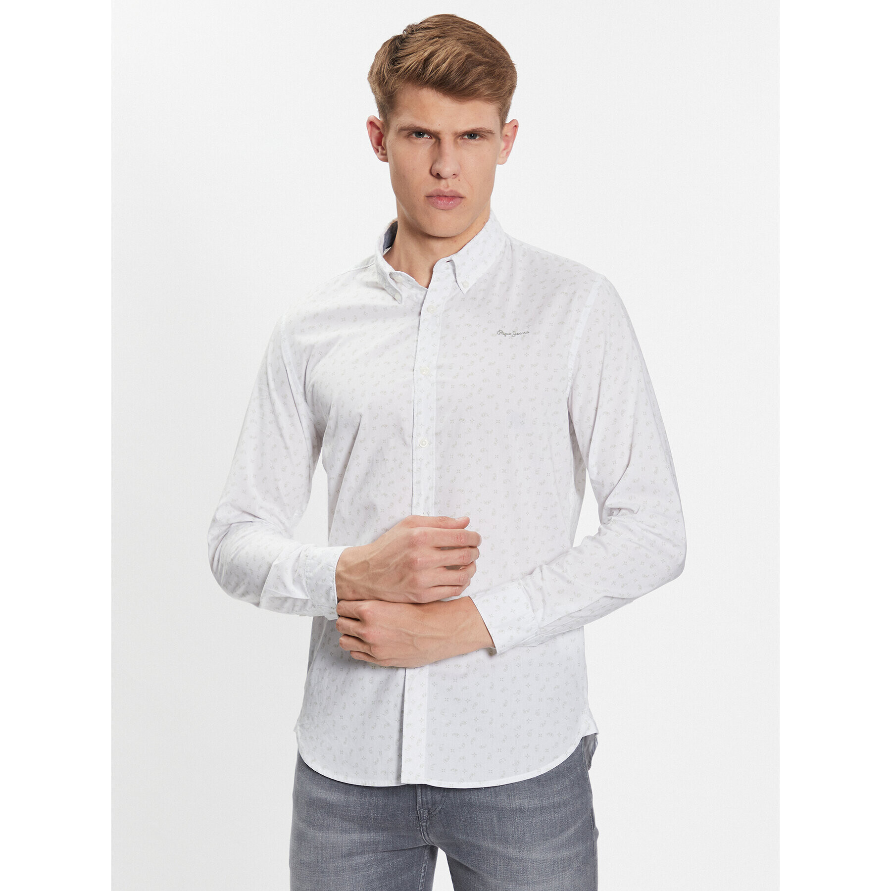 Pepe Jeans Ing PM308023 Fehér Slim Fit - Pepit.hu