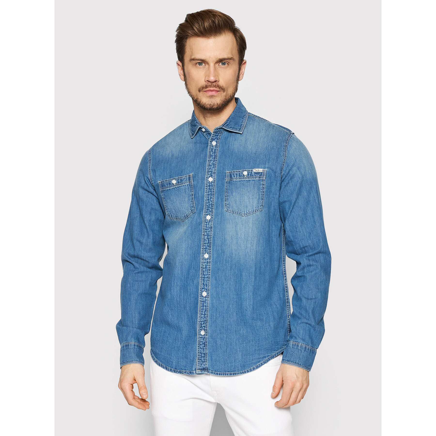 Pepe Jeans Ing Portland PM307492 Kék Regular Fit - Pepit.hu