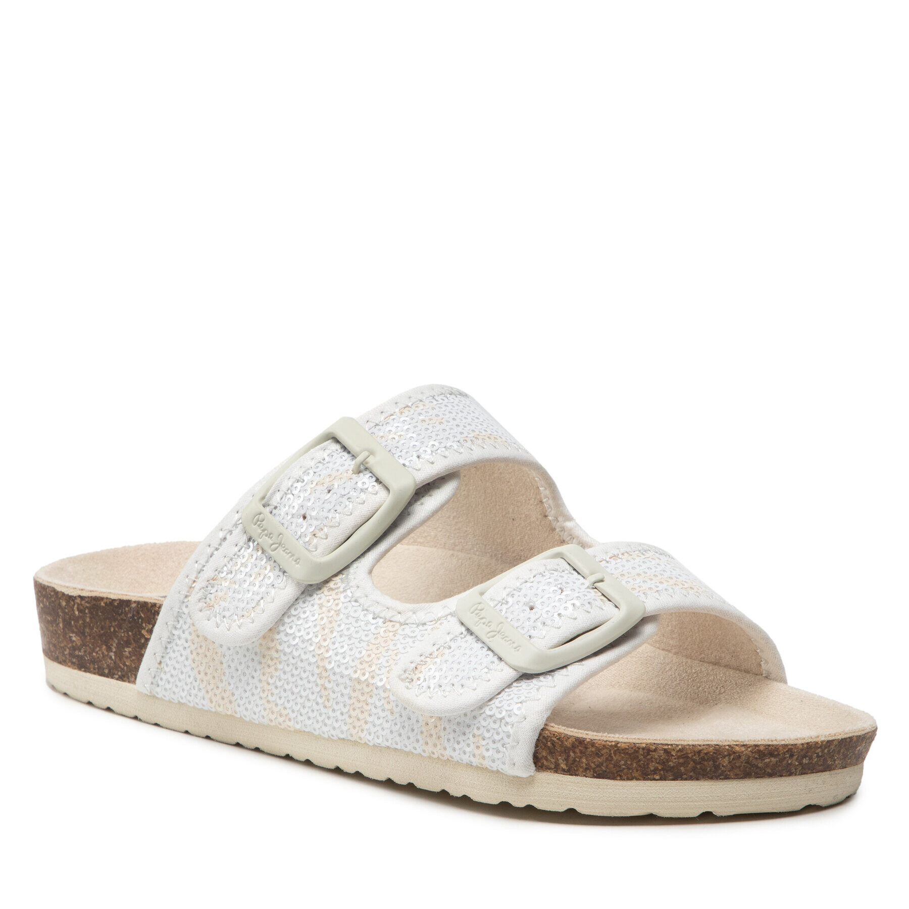 Pepe Jeans Papucs Oban Zebra PLS90562 Fehér - Pepit.hu