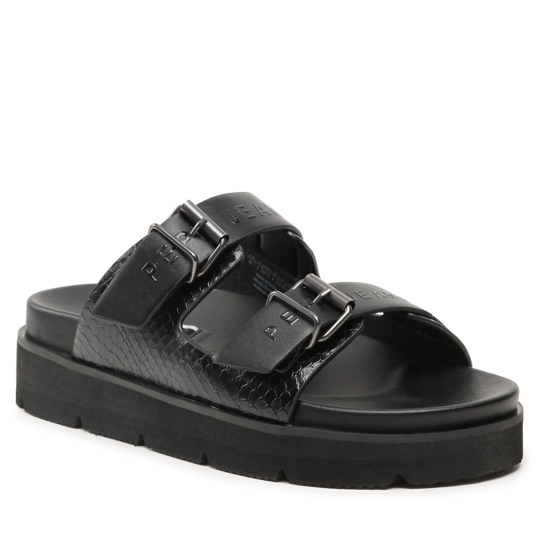 Pepe Jeans Papucs Pola Park PLS90597 Fekete - Pepit.hu