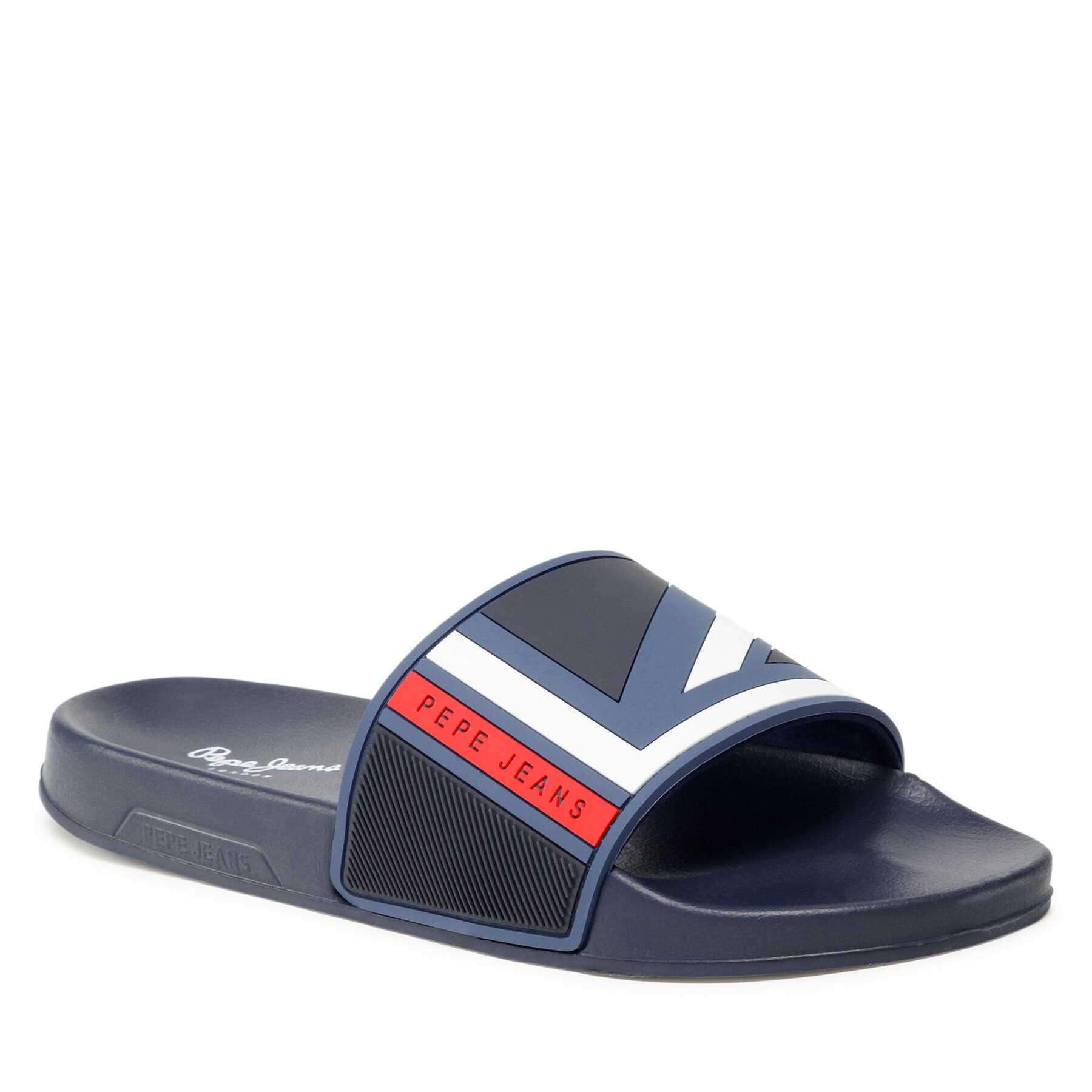 Pepe Jeans Papucs Slider Flag PMS70107 Sötétkék - Pepit.hu