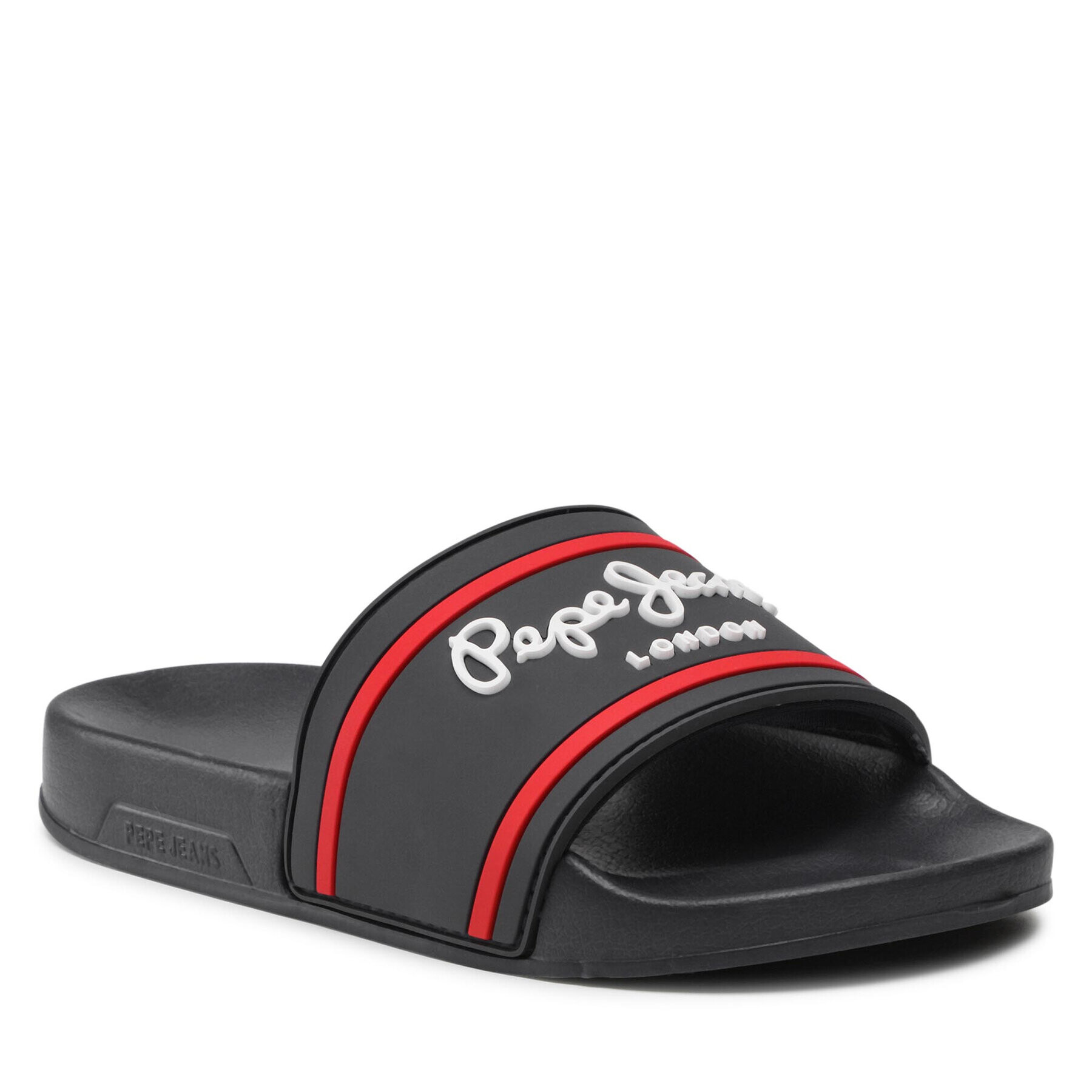 Pepe Jeans Papucs Slider Logo Boys PBS70047 Sötétkék - Pepit.hu