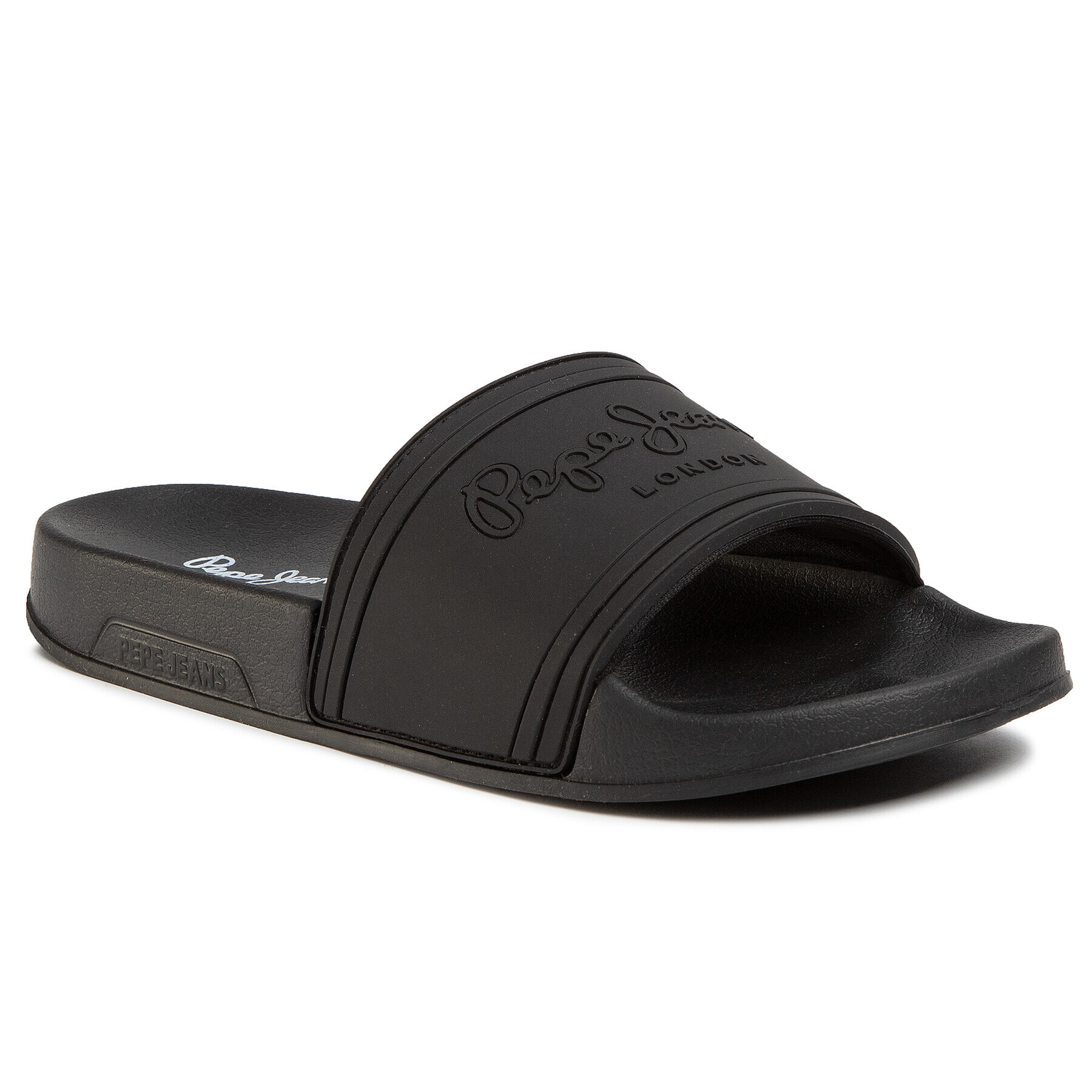 Pepe Jeans Papucs Slider Unisex PLS70081 Fekete - Pepit.hu