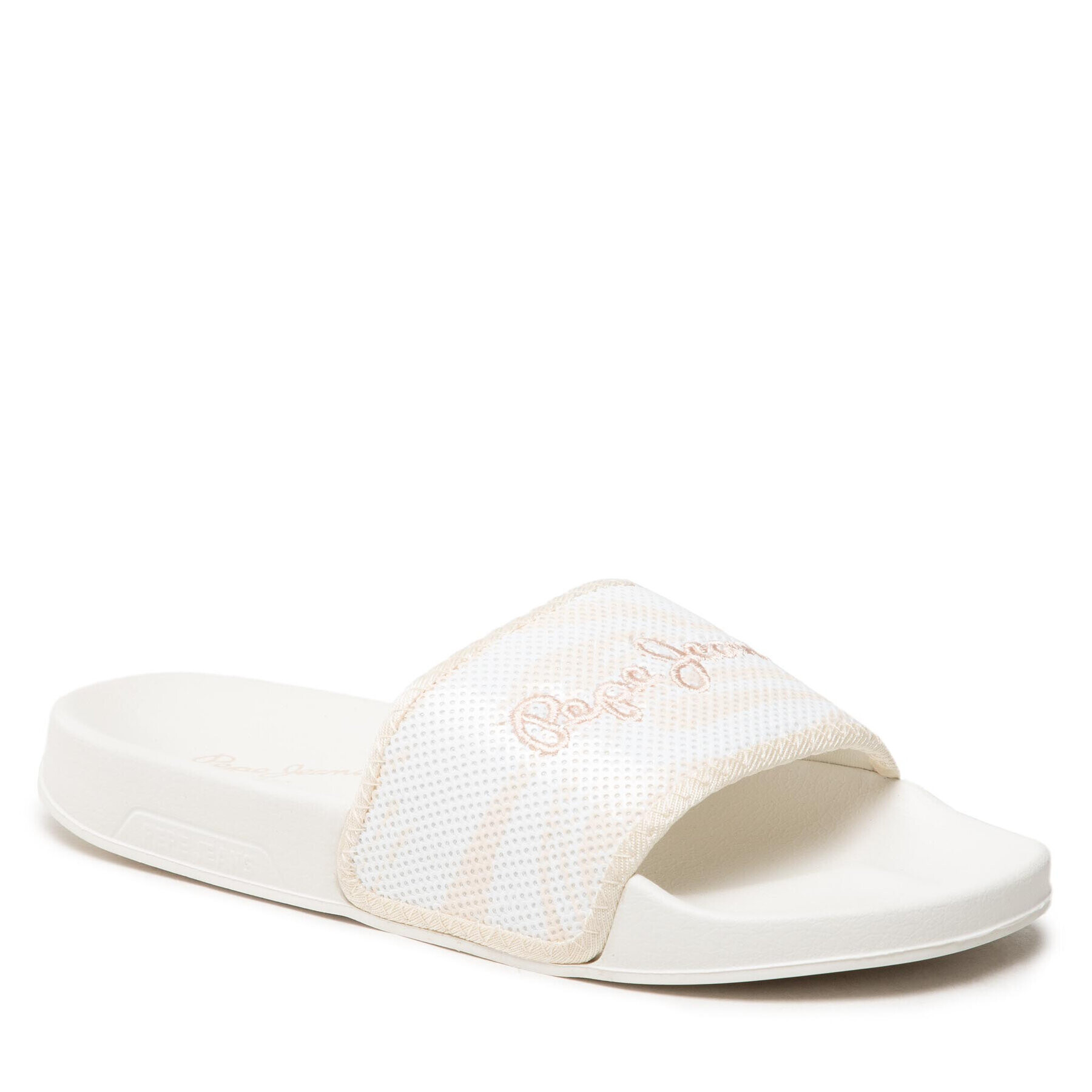 Pepe Jeans Papucs Slider Zebra PLS70106 Fehér - Pepit.hu