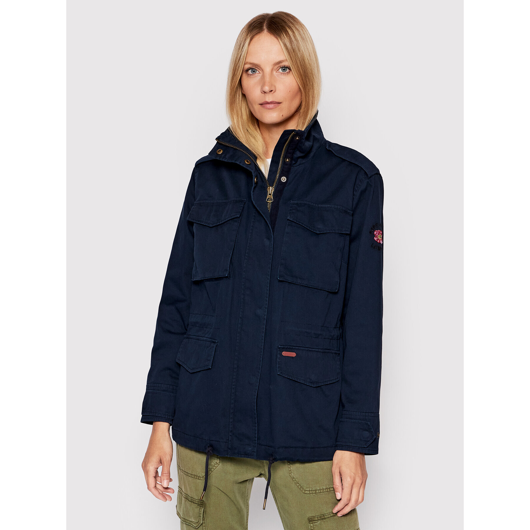 Pepe Jeans Parka Arizona PL402065 Sötétkék Regular Fit - Pepit.hu