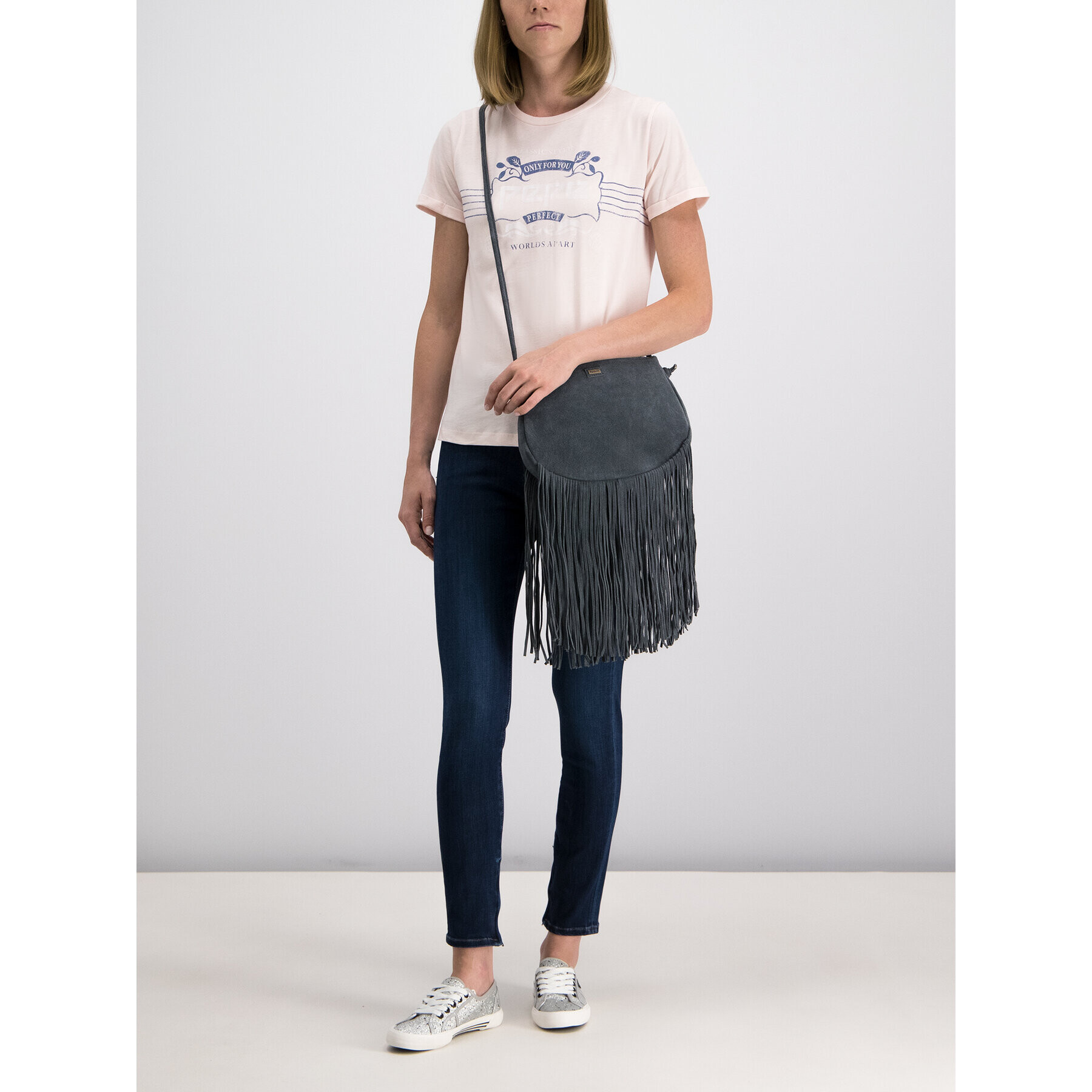 Pepe Jeans Póló Adette PL504146 Rózsaszín Regular Fit - Pepit.hu