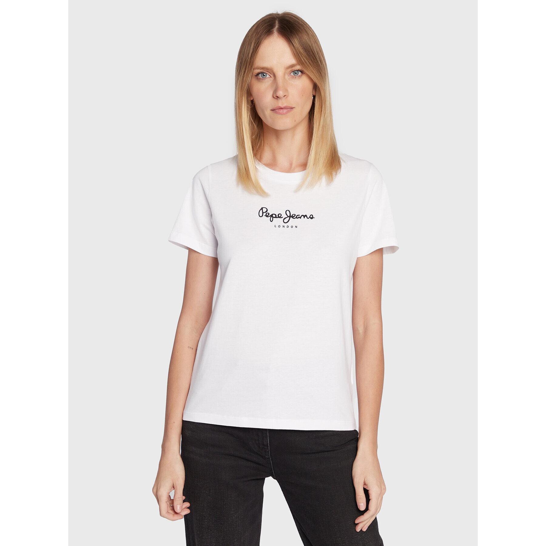 Pepe Jeans Póló Camila PL505292 Fehér Regular Fit - Pepit.hu