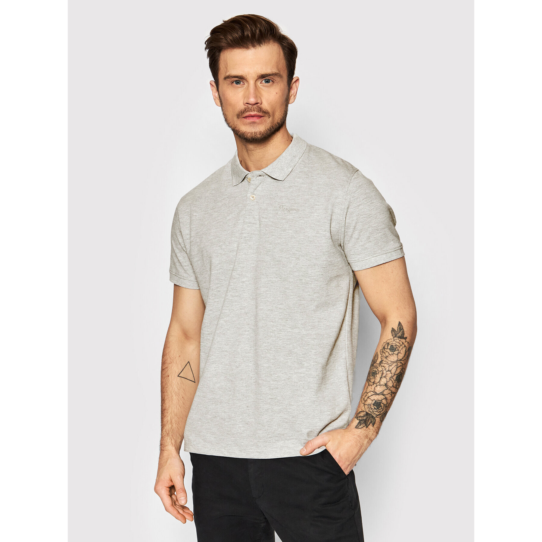 Pepe Jeans Pólóing Vincent PM541824 Szürke Slim Fit - Pepit.hu