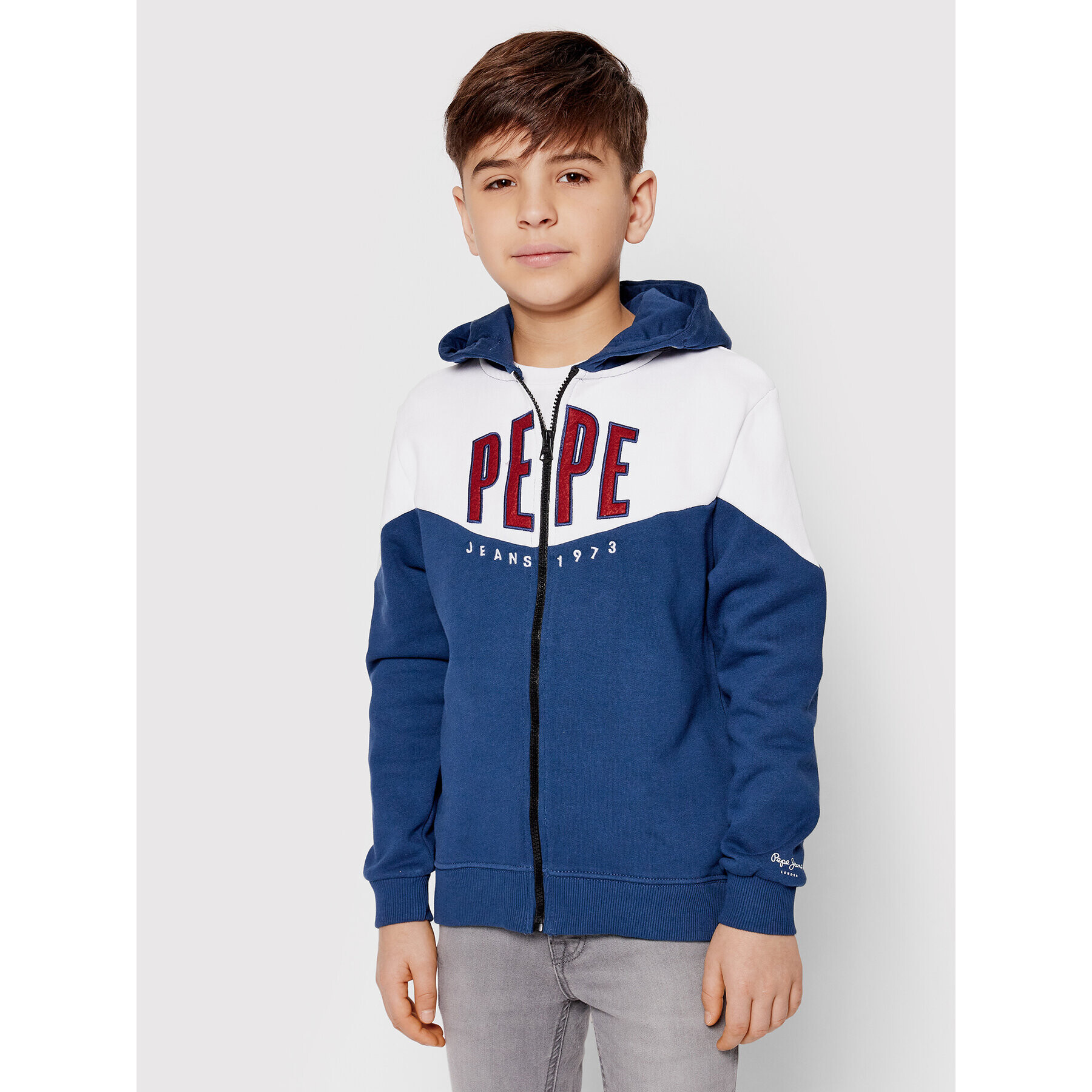 Pepe Jeans Pulóver Jerry PB581352 Sötétkék Regular Fit - Pepit.hu