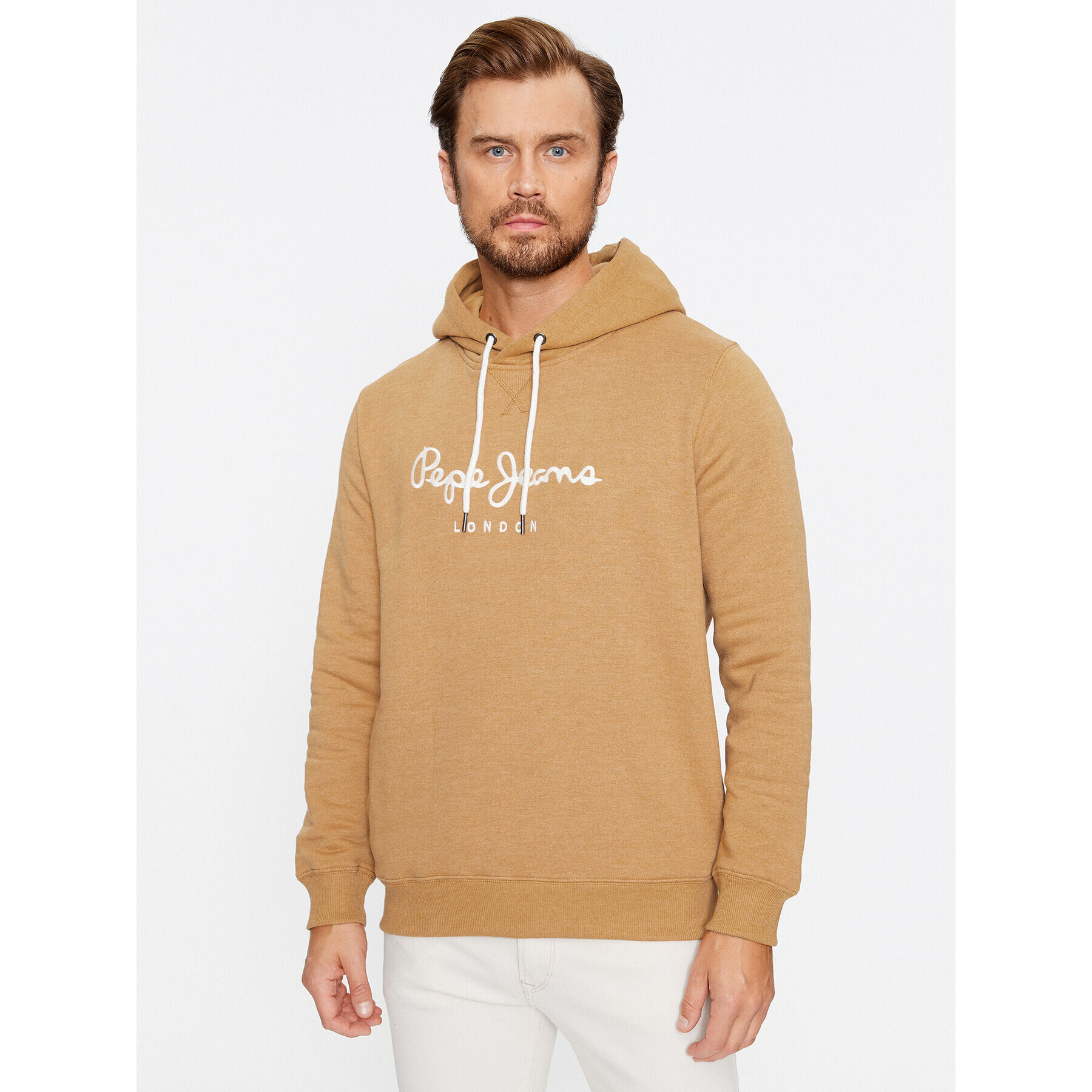 Pepe Jeans Pulóver PM582521 Sárga Regular Fit - Pepit.hu