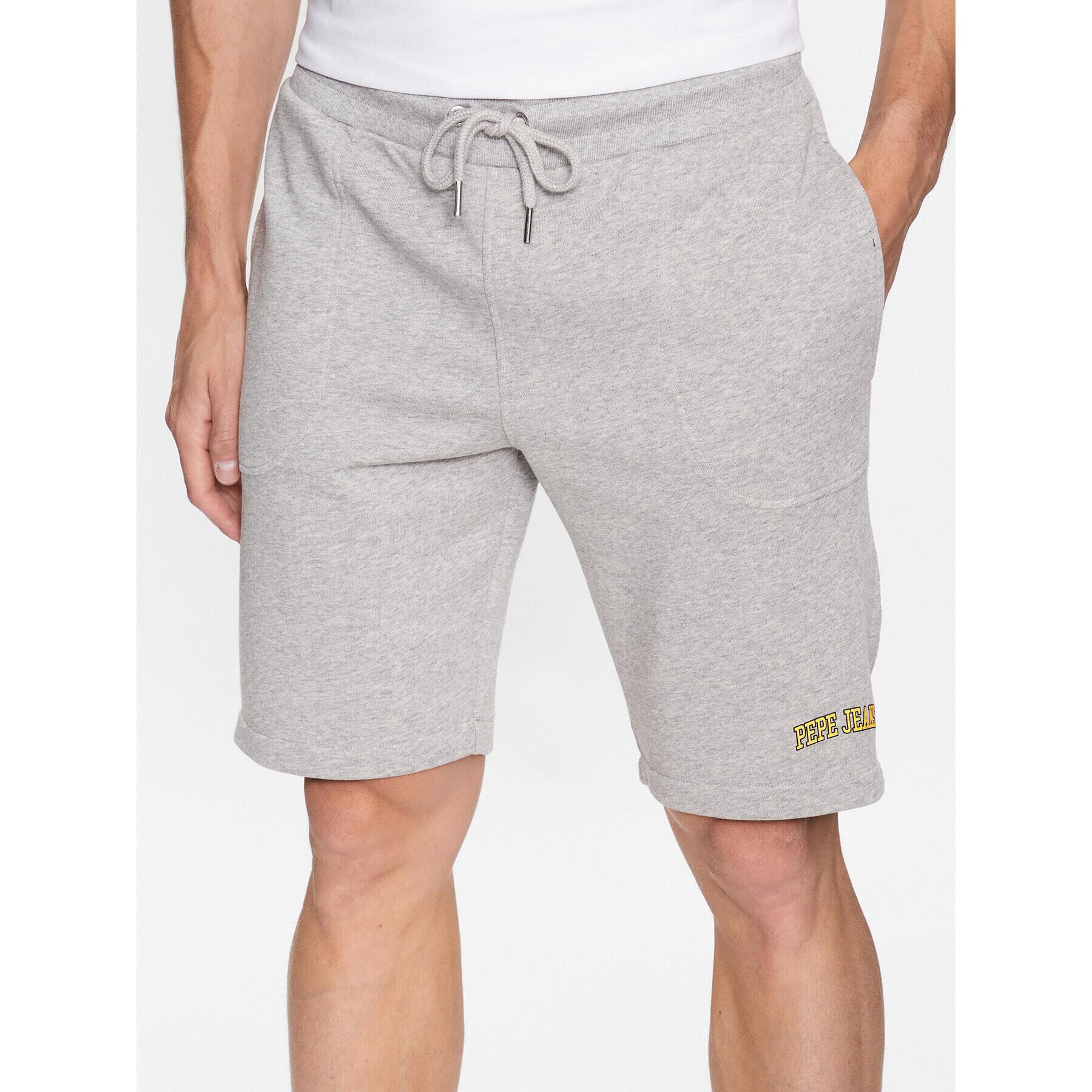 Pepe Jeans Sport rövidnadrág August Short PM801010 Szürke Regular Fit - Pepit.hu