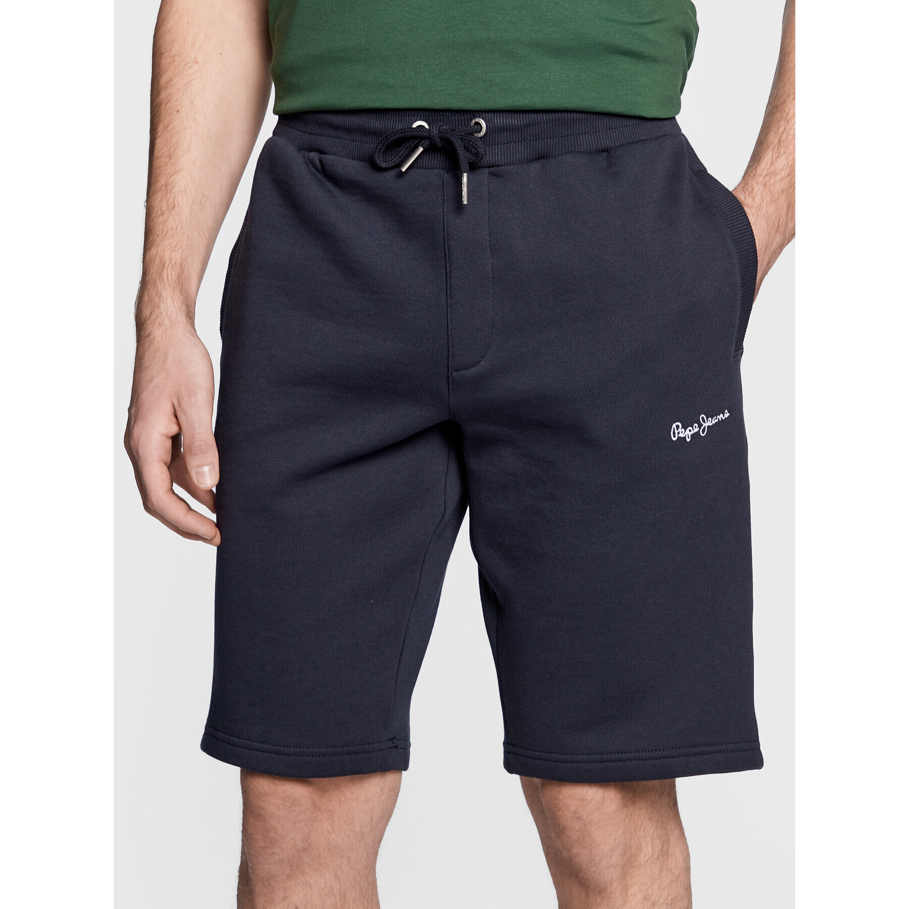 Pepe Jeans Sport rövidnadrág Lamont PM800971 Sötétkék Regular Fit - Pepit.hu