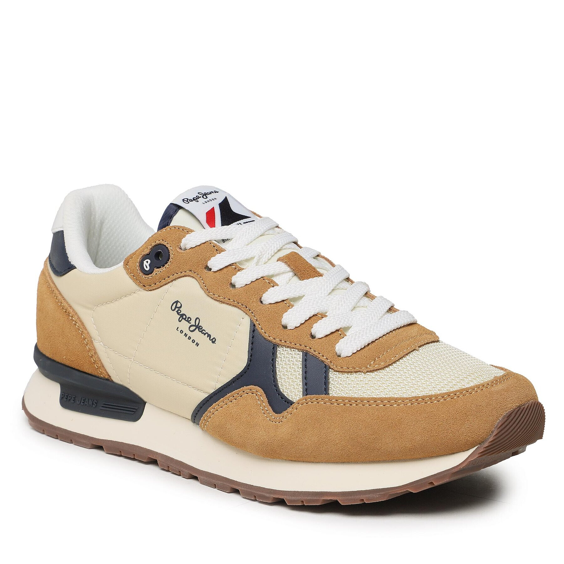 Pepe Jeans Sportcipő Brit Man Heritage PMS30924 Bézs - Pepit.hu