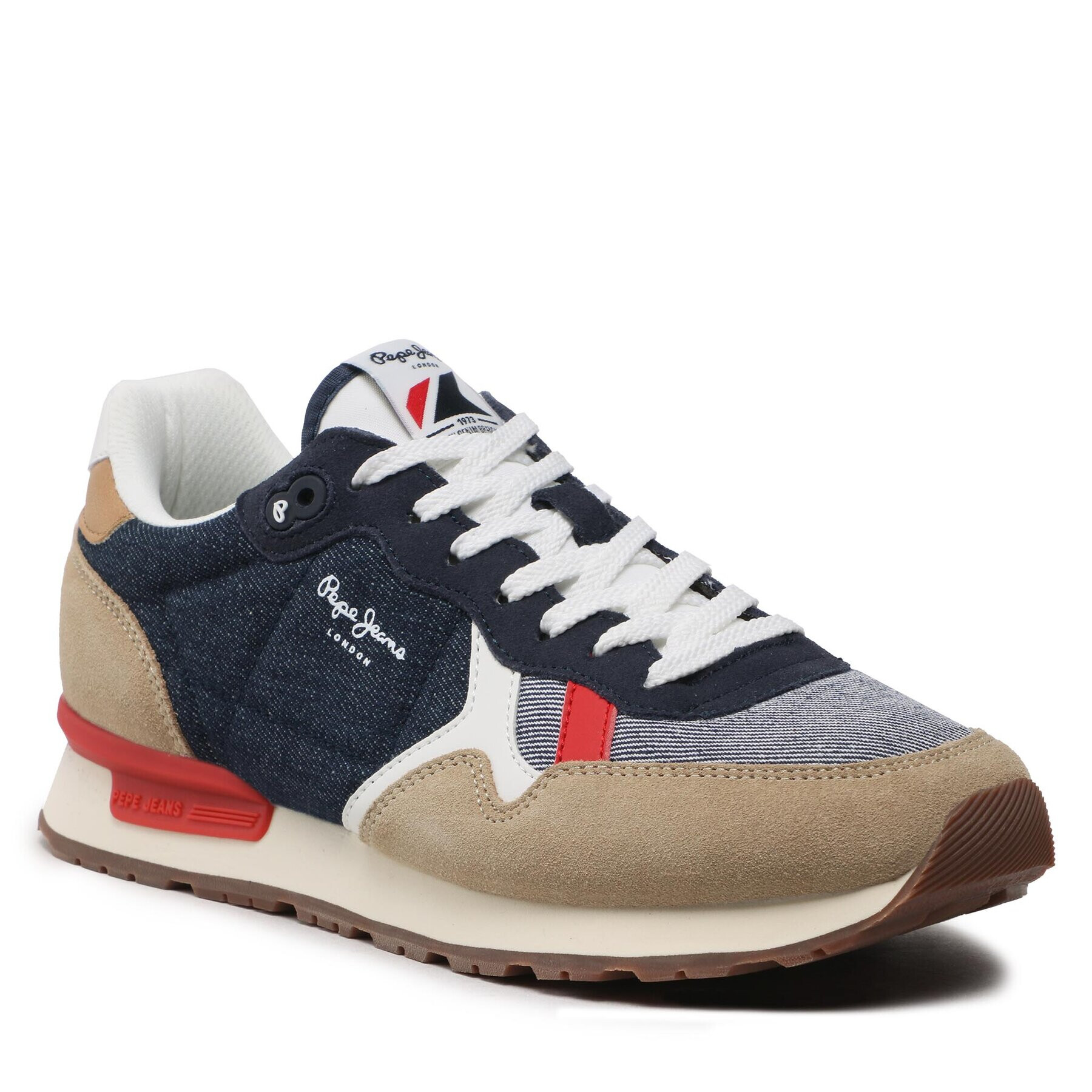 Pepe Jeans Sportcipő Brit Man Heritage PMS30925 Sötétkék - Pepit.hu