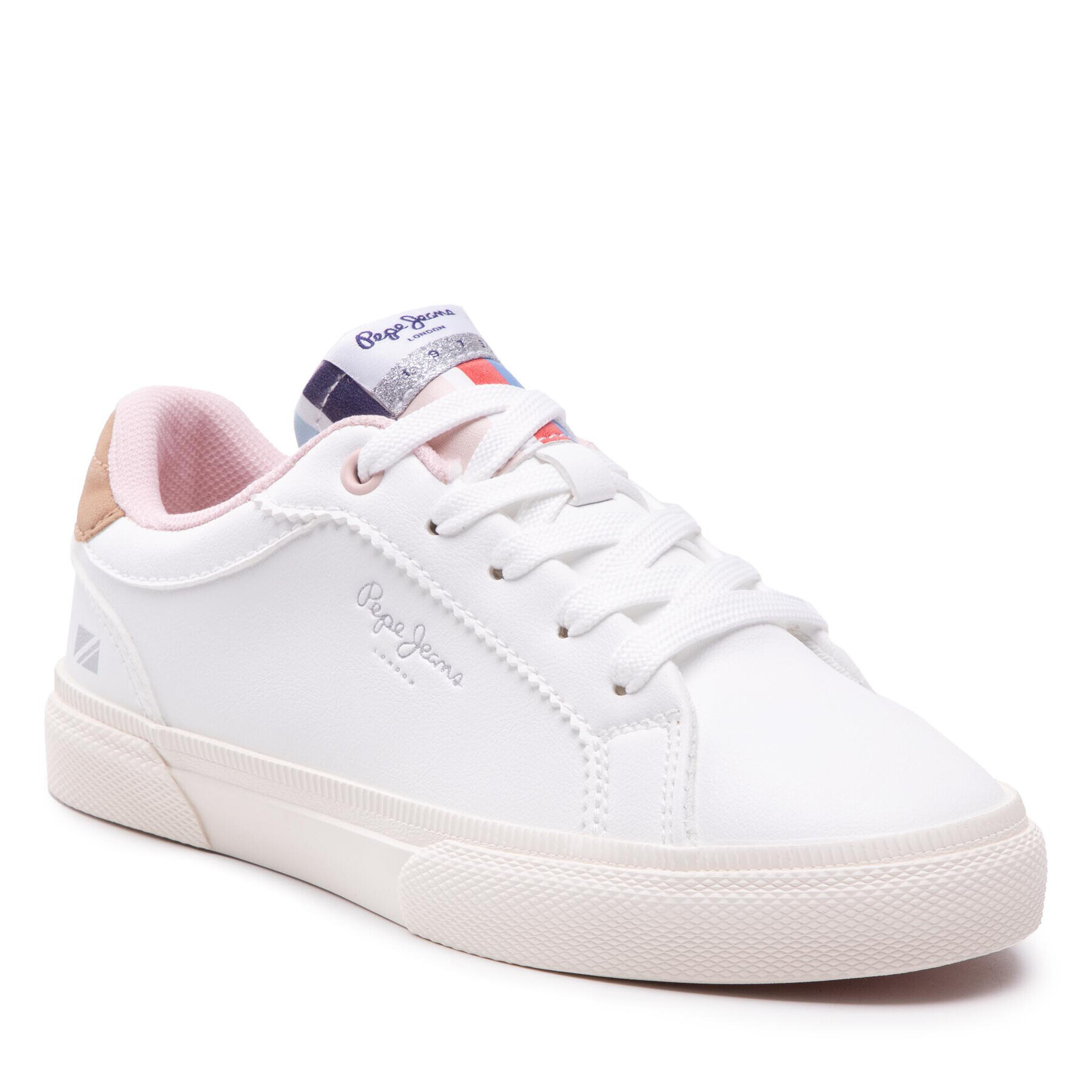 Pepe Jeans Sportcipő Kenton Classic Girl PGS30534 Fehér - Pepit.hu