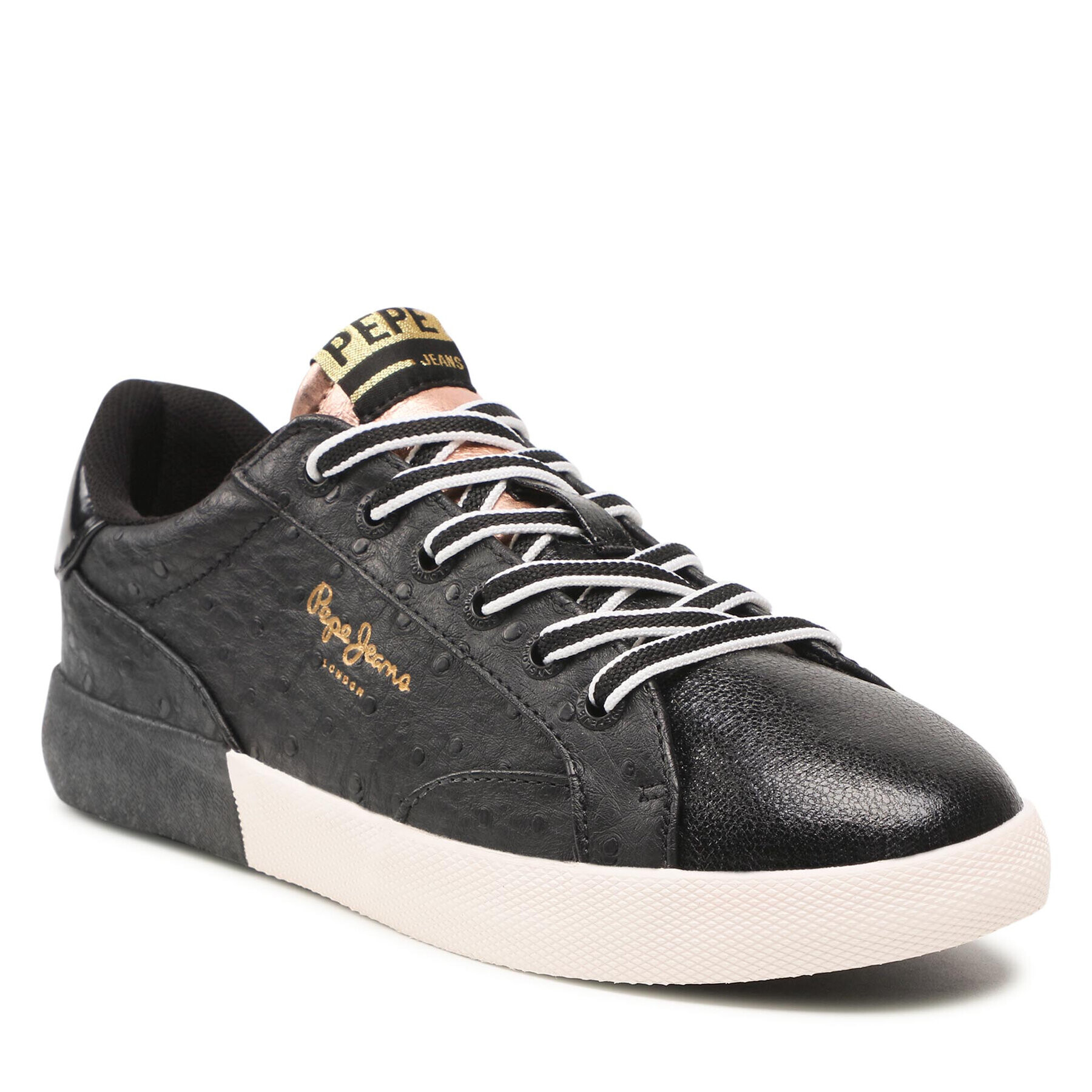 Pepe Jeans Sportcipő Kioto Astrid PLS31237 Fekete - Pepit.hu