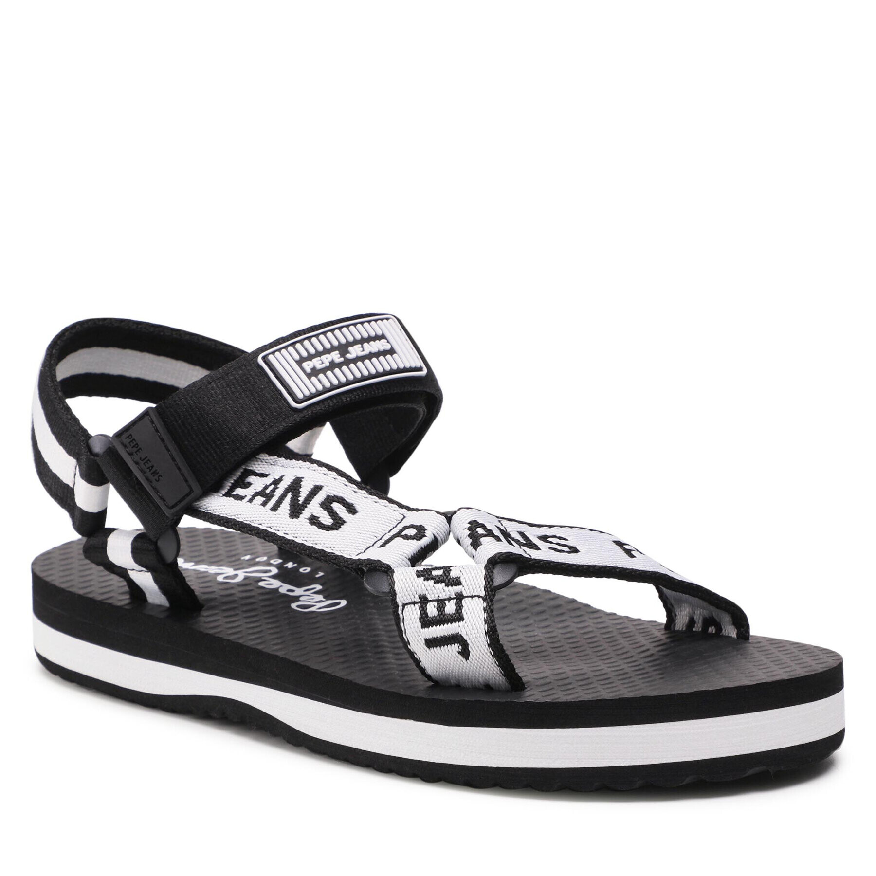 Pepe Jeans Szandál Pool W Logo PLS90510 Fekete - Pepit.hu