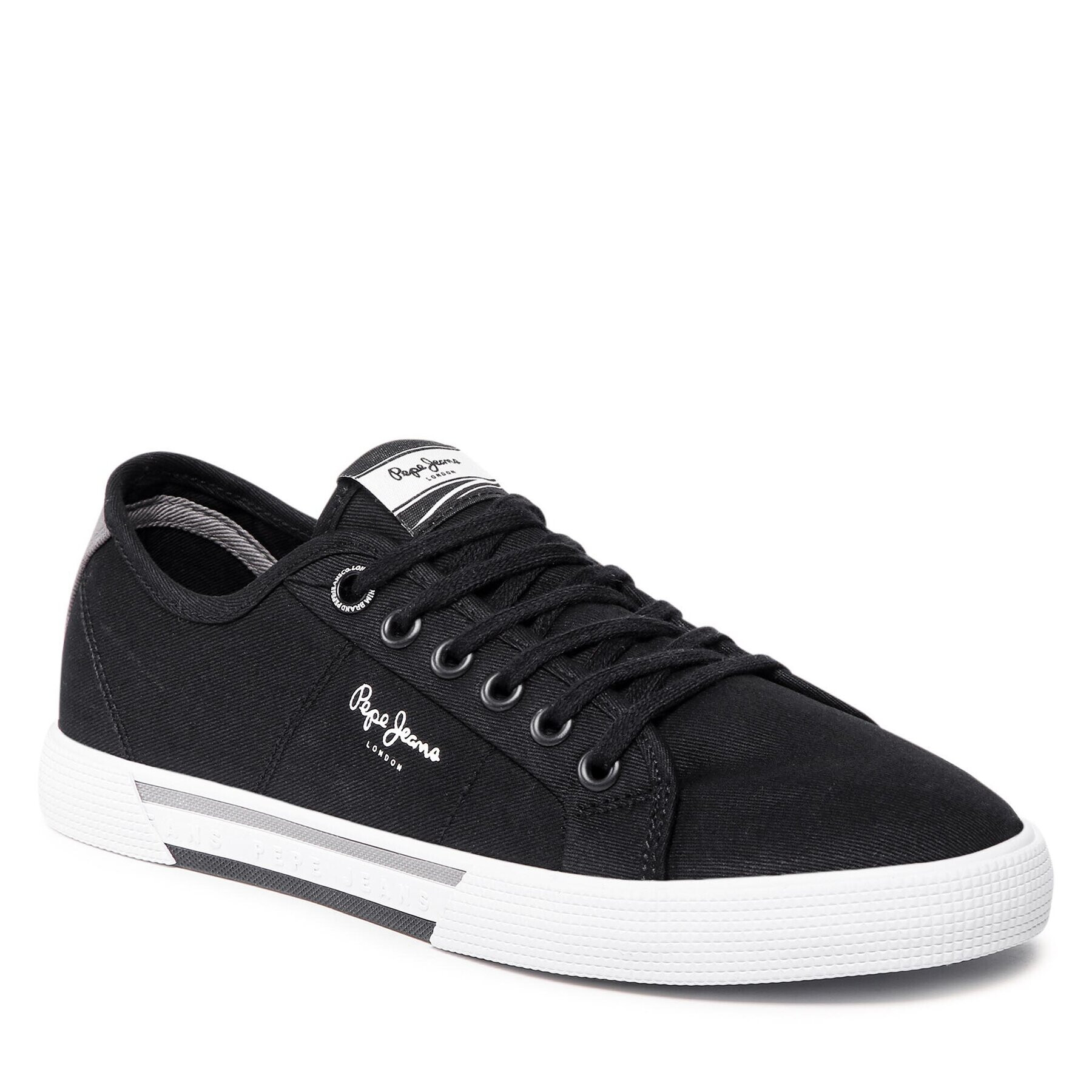 Pepe Jeans Teniszcipő Brady Men Basic PMS30816 Fekete - Pepit.hu