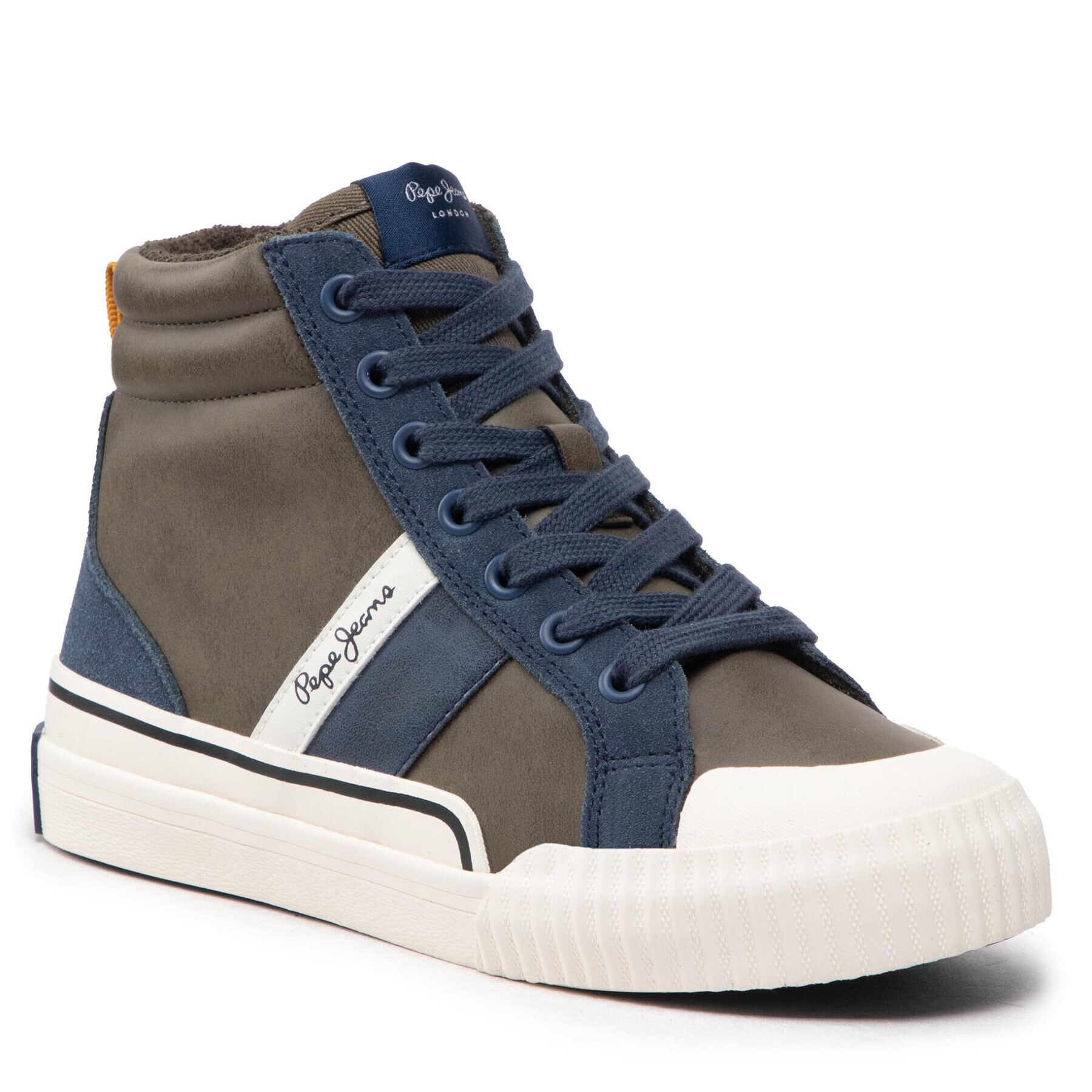 Pepe Jeans Tornacipő Ottis Casual High B PBS30543 Zöld - Pepit.hu