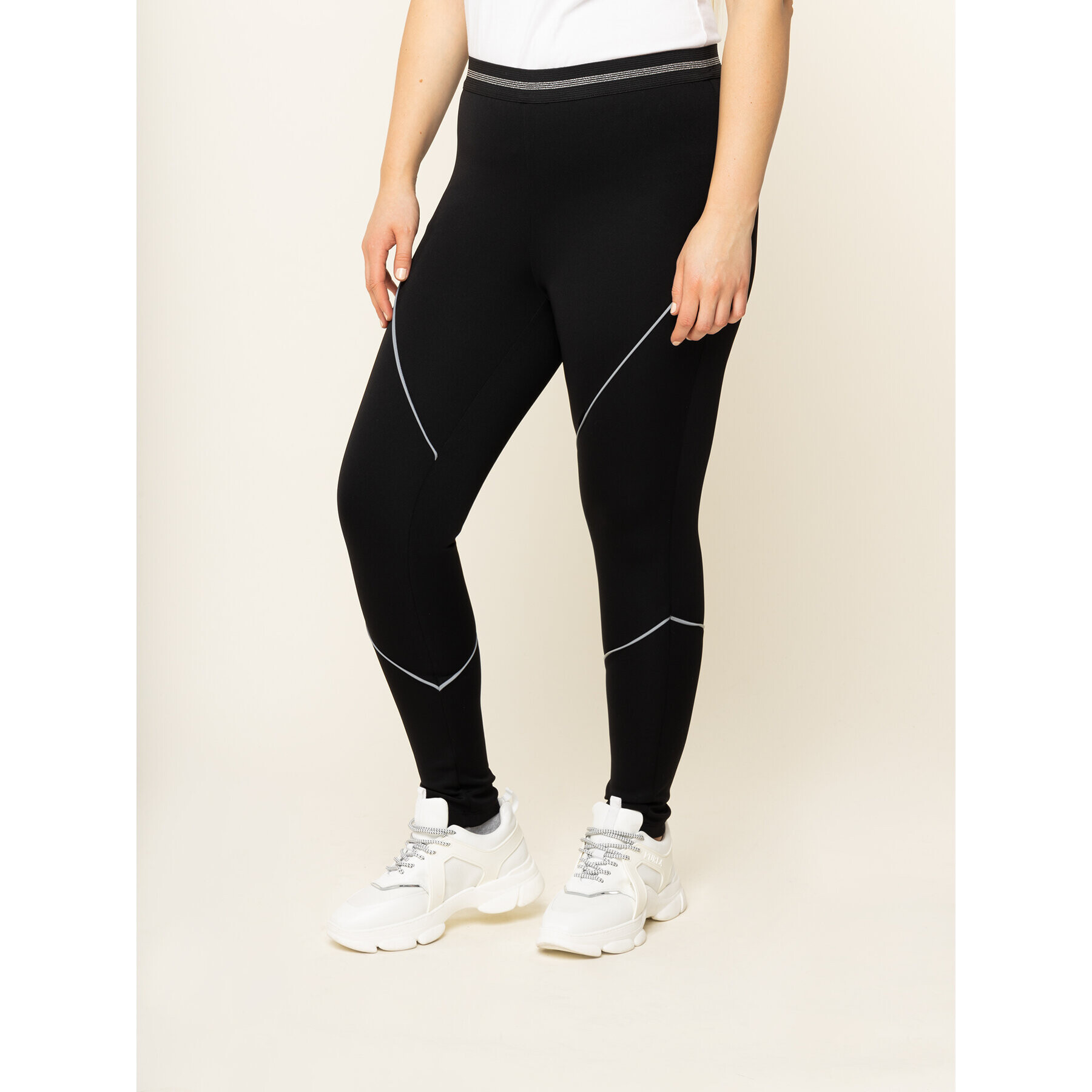 Persona by Marina Rinaldi Leggings 1783069 Fekete Slim Fit - Pepit.hu