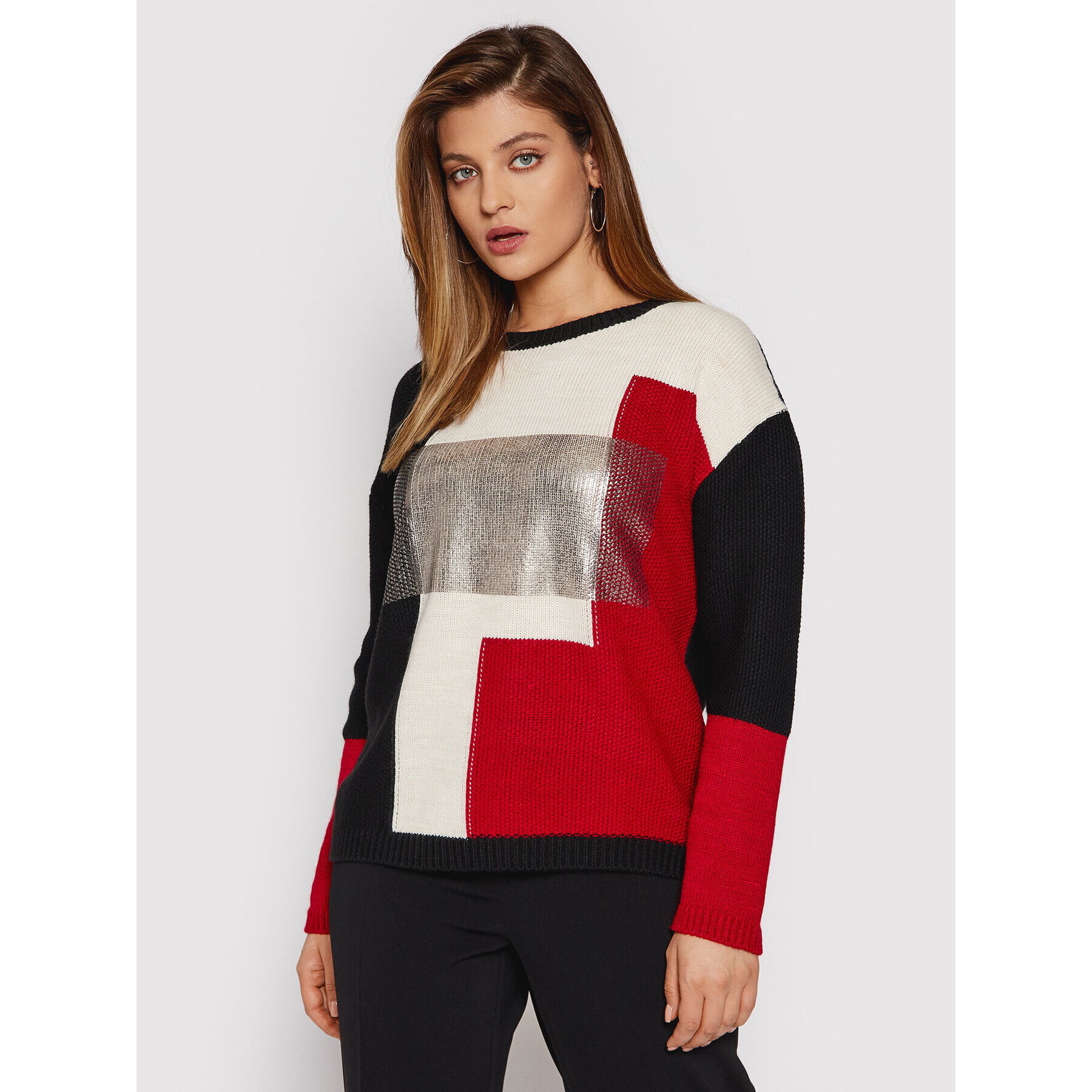 Persona by Marina Rinaldi Sweater 1364269 Színes Regular Fit - Pepit.hu