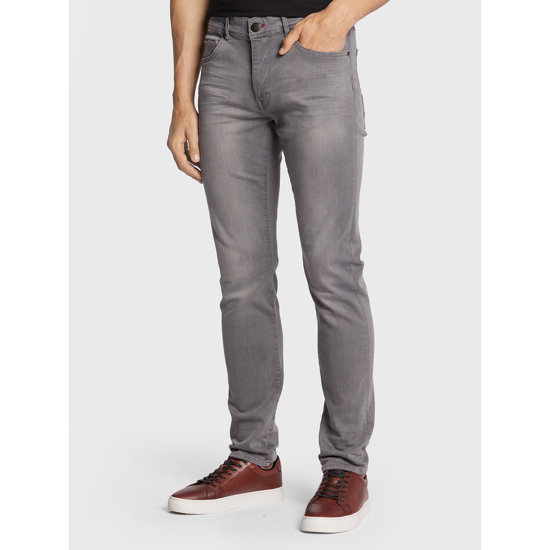 Petrol Industries Farmer Seaham Classic 0014 Szürke Slim Fit - Pepit.hu