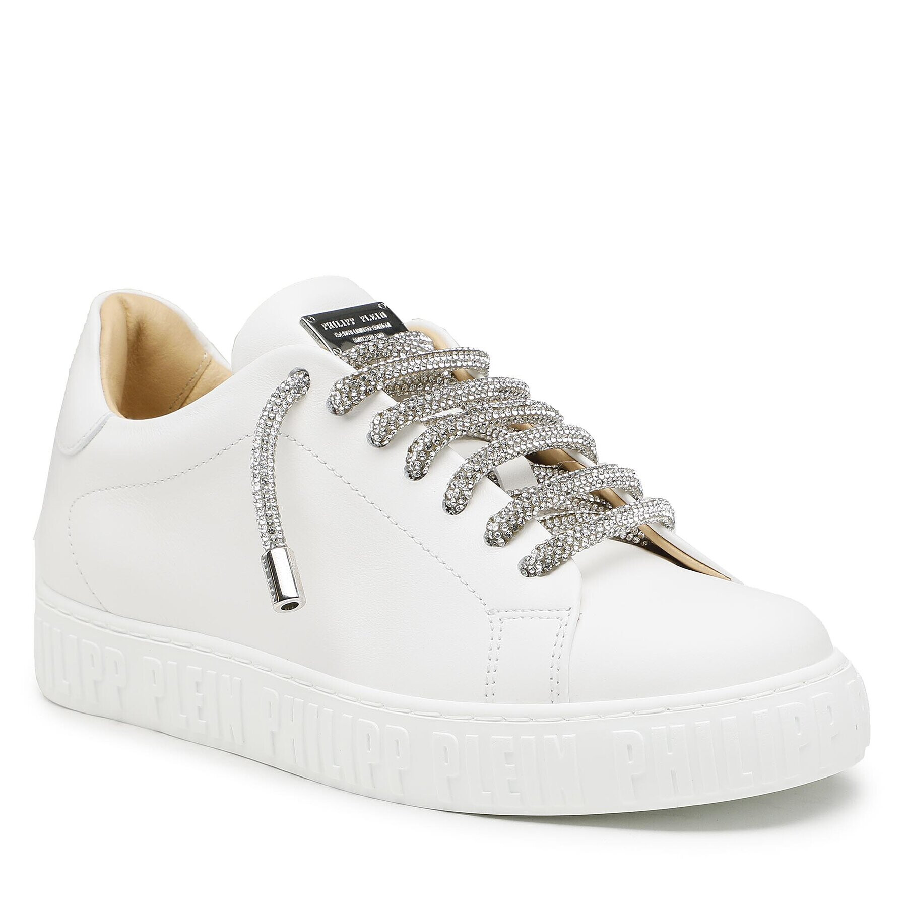 PHILIPP PLEIN Sportcipő Lo-Top Sneaker Basic AABS WSC2633 PLE075N Fehér - Pepit.hu