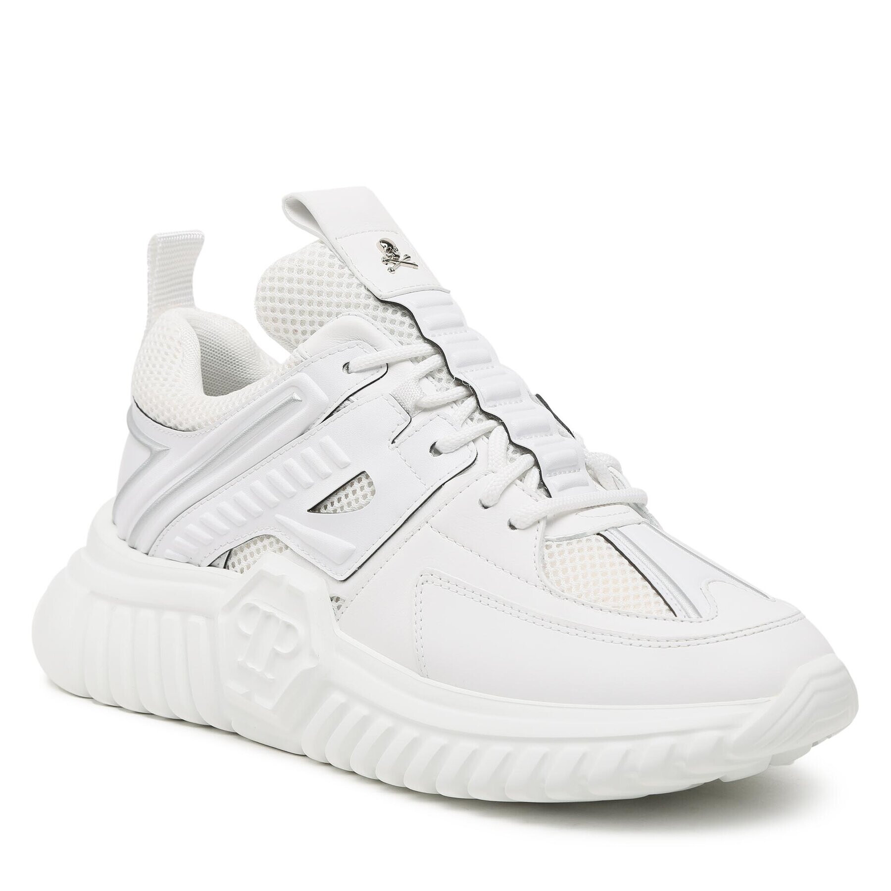 PHILIPP PLEIN Sportcipő Runner Sneakers Supersonic SACS USC0405 PLE075N Fehér - Pepit.hu