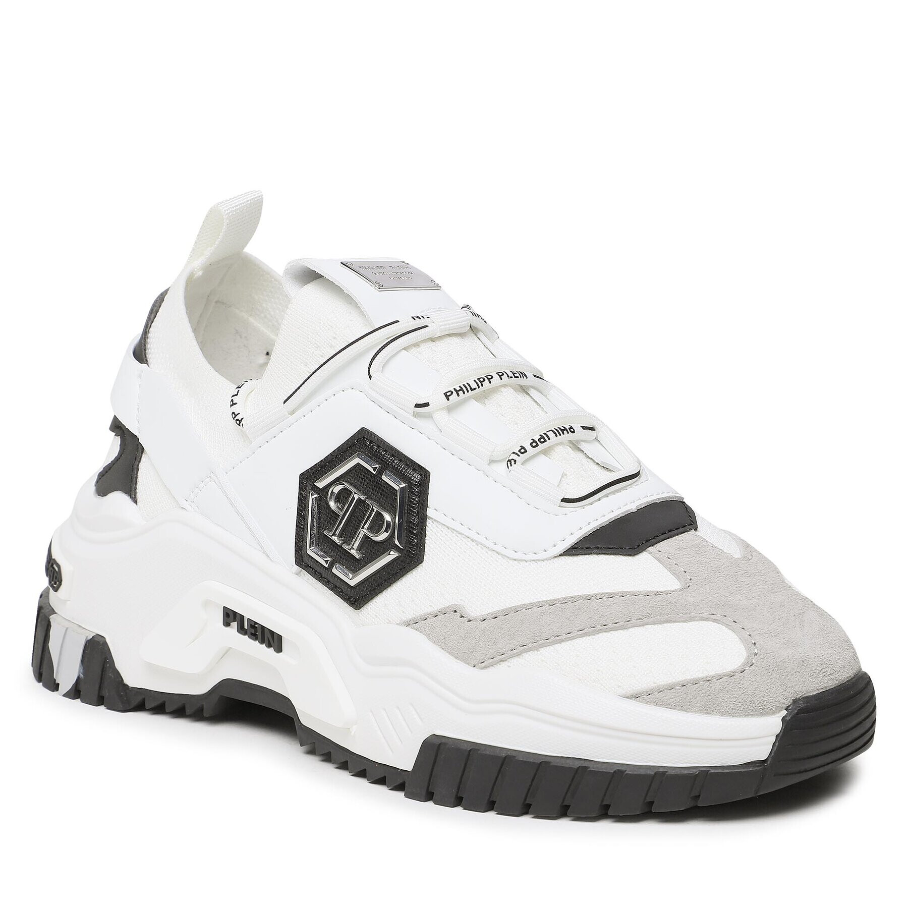 PHILIPP PLEIN Sportcipő Trainer Predator Tm AAAS USC0096 PTE003N Fehér - Pepit.hu