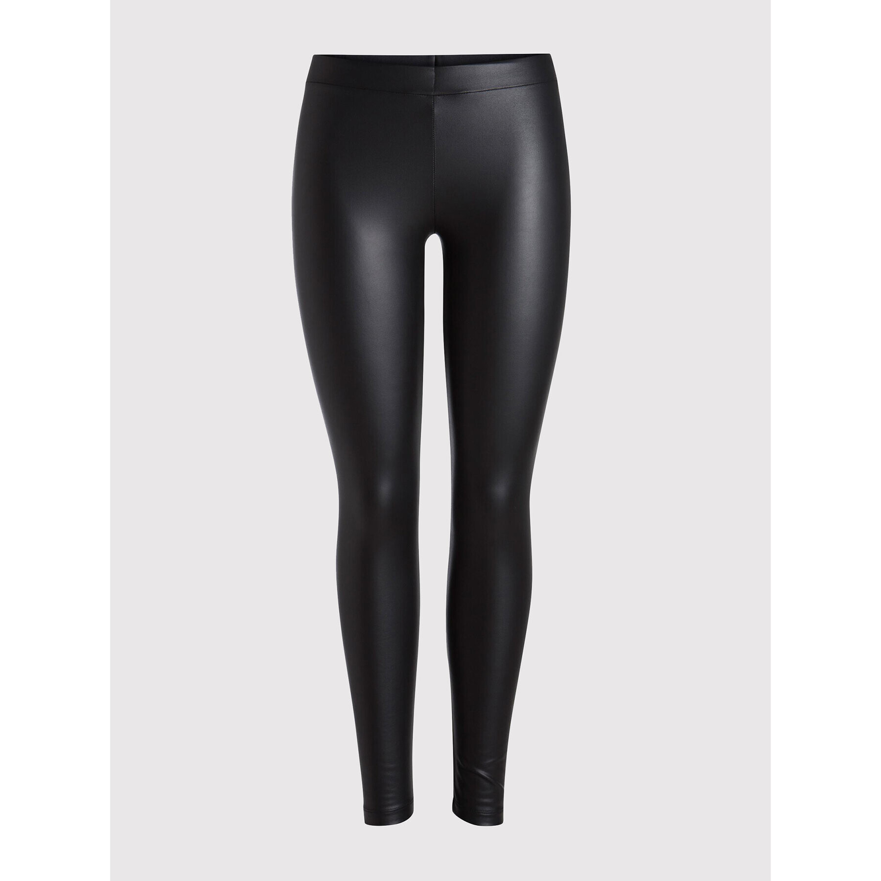 Pieces Leggings New Shiny 17078199 Fekete Slim Fit - Pepit.hu