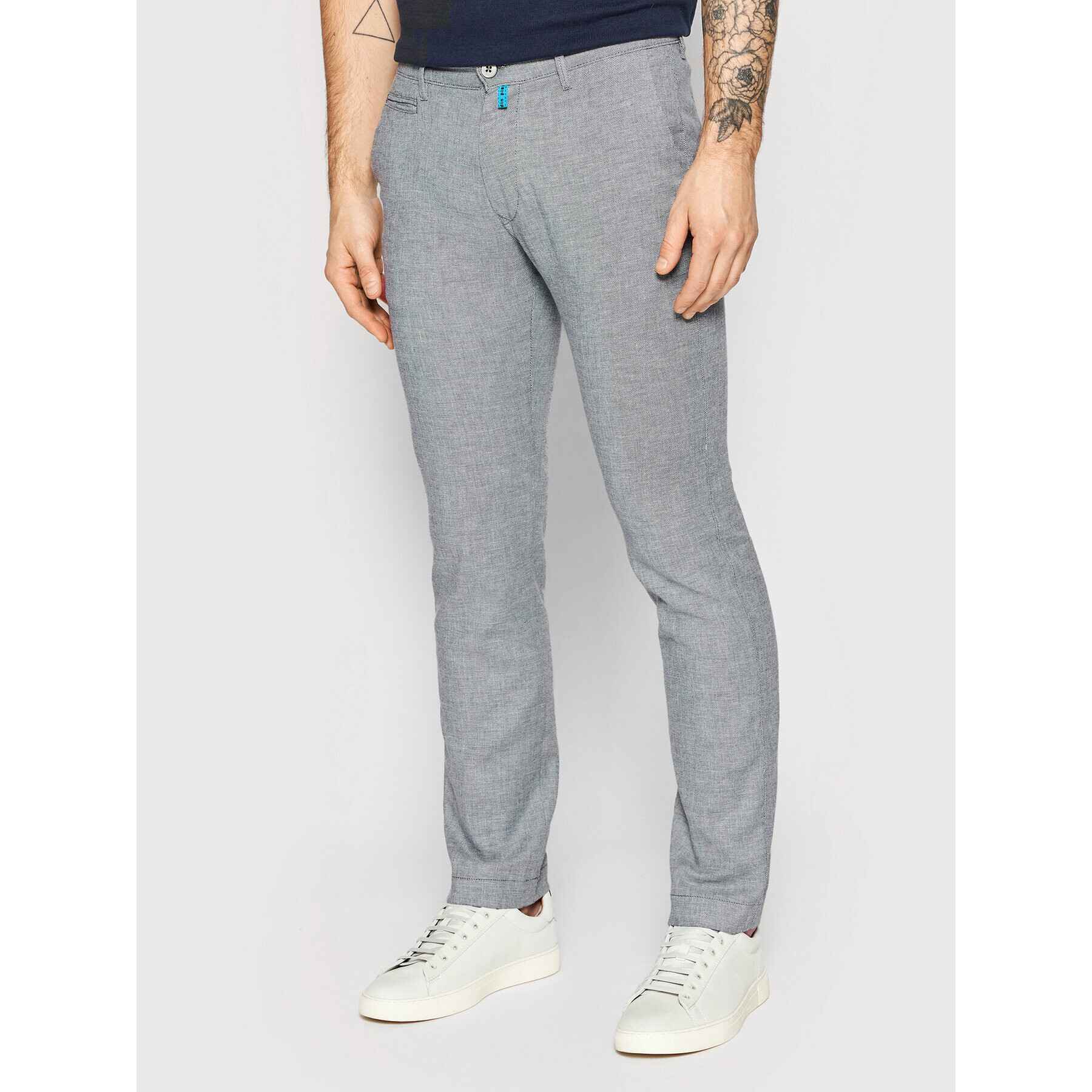 Pierre Cardin Chinos 33740/000/5000 Szürke Regular Fit - Pepit.hu