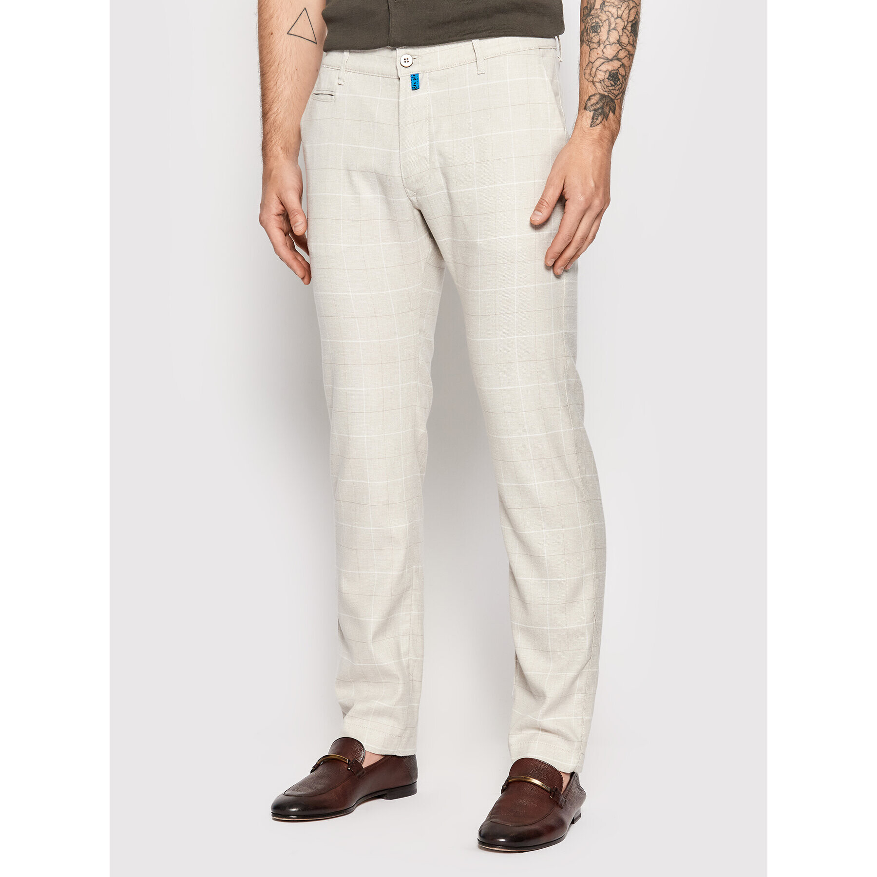 Pierre Cardin Chinos 33740/000/5001 Bézs Lyon Tapered Fit - Pepit.hu