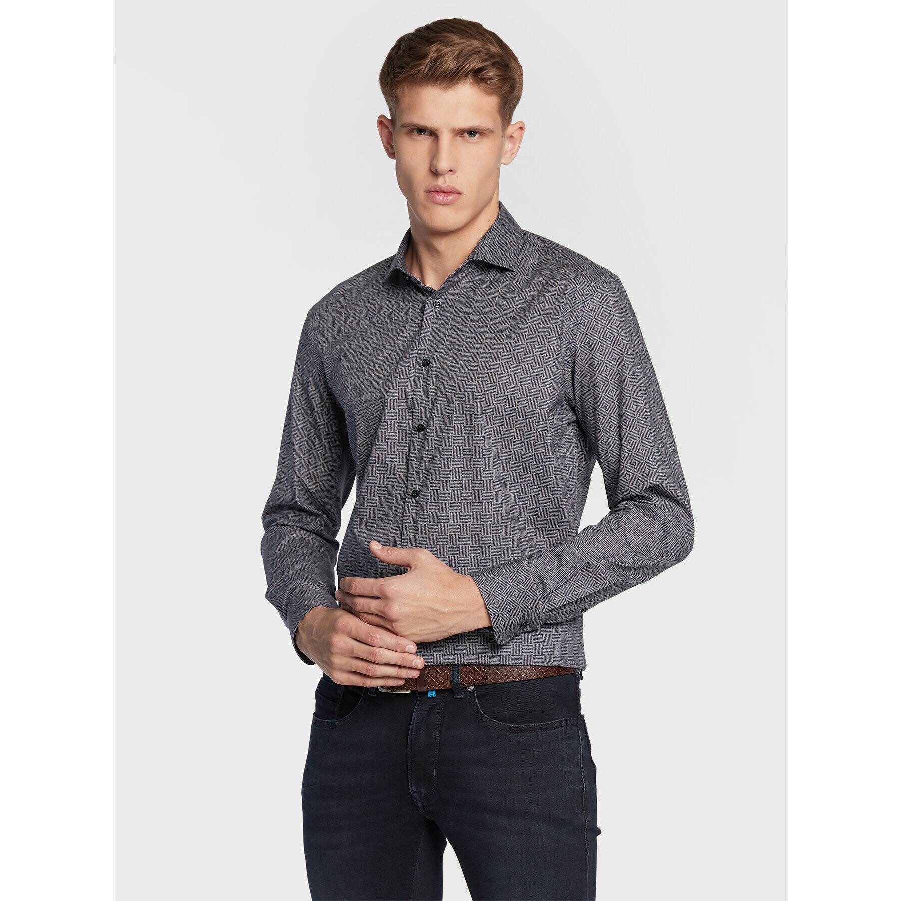 Pierre Cardin Ing 11400/000/0055 Sötétkék Tailored Fit - Pepit.hu