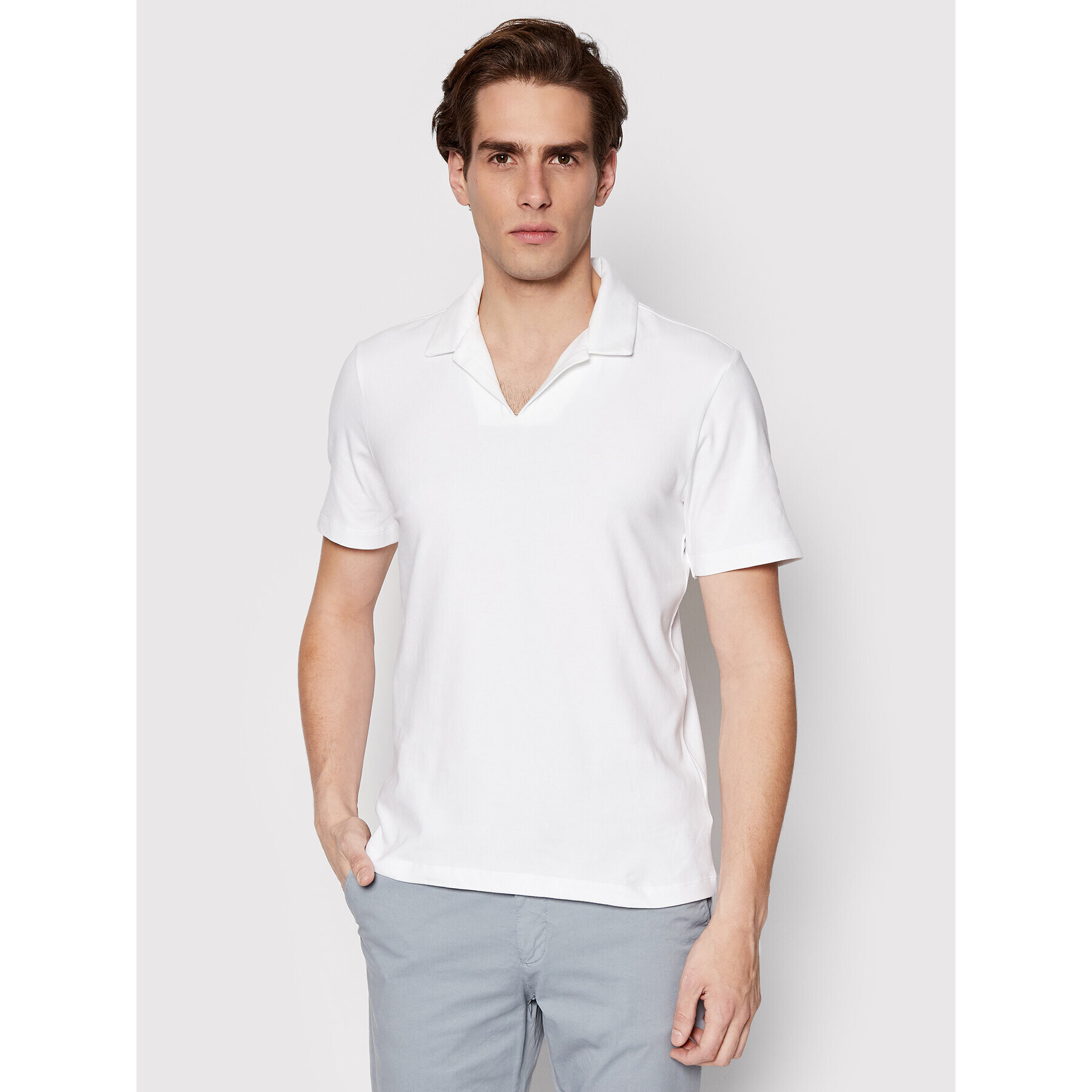 Pierre Cardin Pólóing 20294/000/2023 Fehér Regular Fit - Pepit.hu