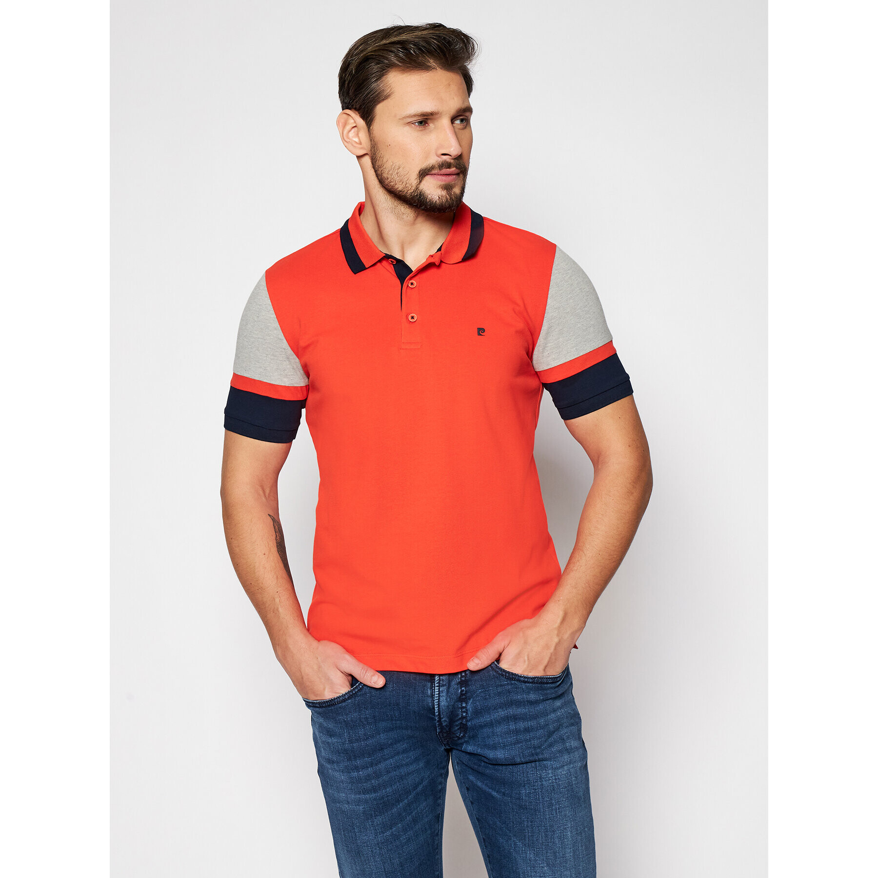 Pierre Cardin Pólóing 52314/000/1245 Piros Regular Fit - Pepit.hu