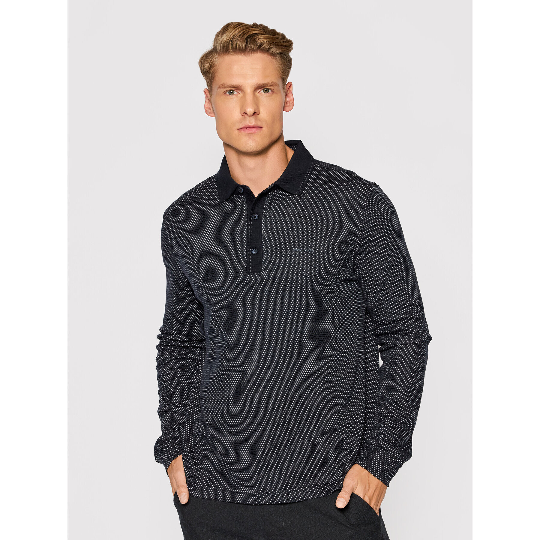 Pierre Cardin Pólóing 53624/000/12317 Sötétkék Regular Fit - Pepit.hu