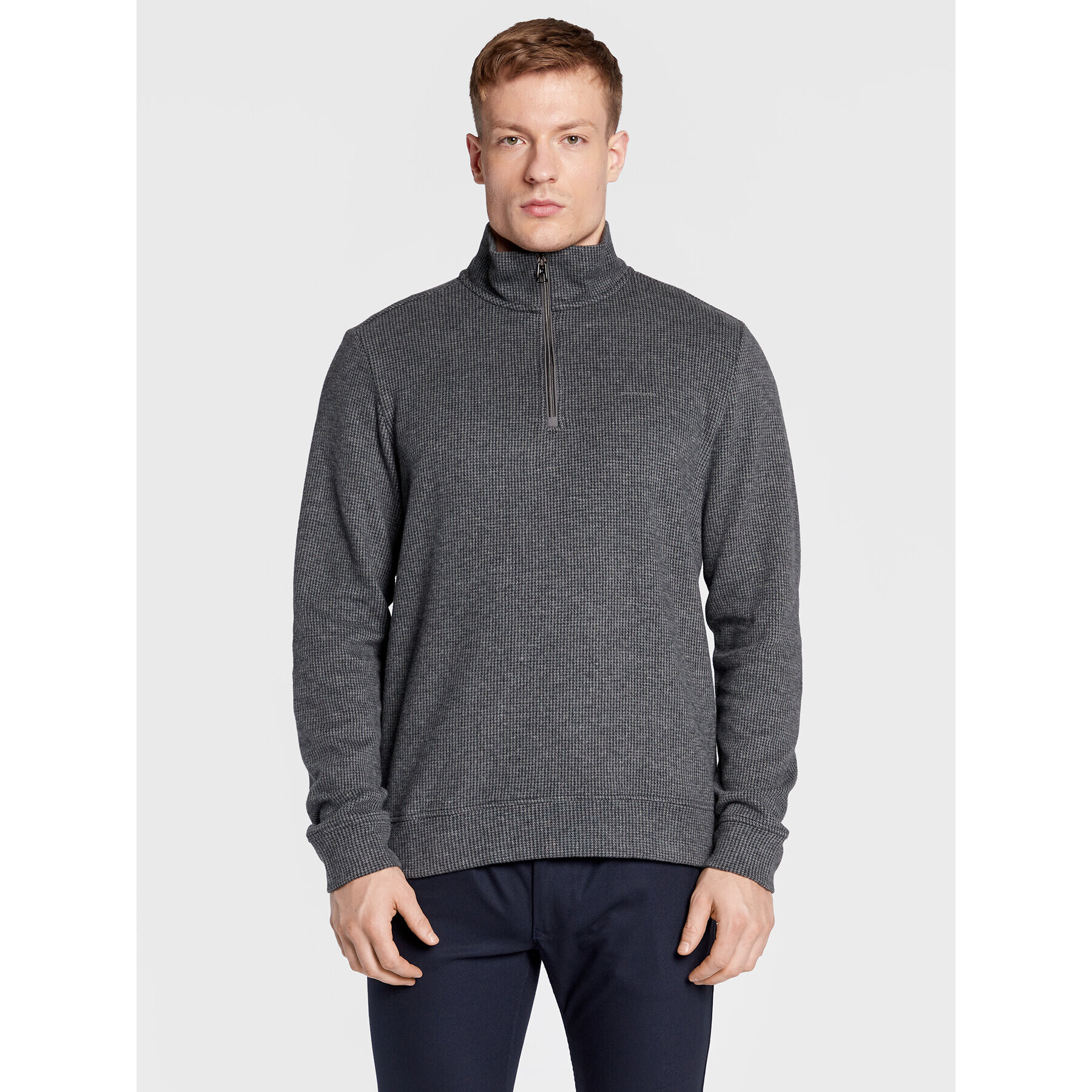 Pierre Cardin Sweater 40112/000/4006 Szürke Regular Fit - Pepit.hu