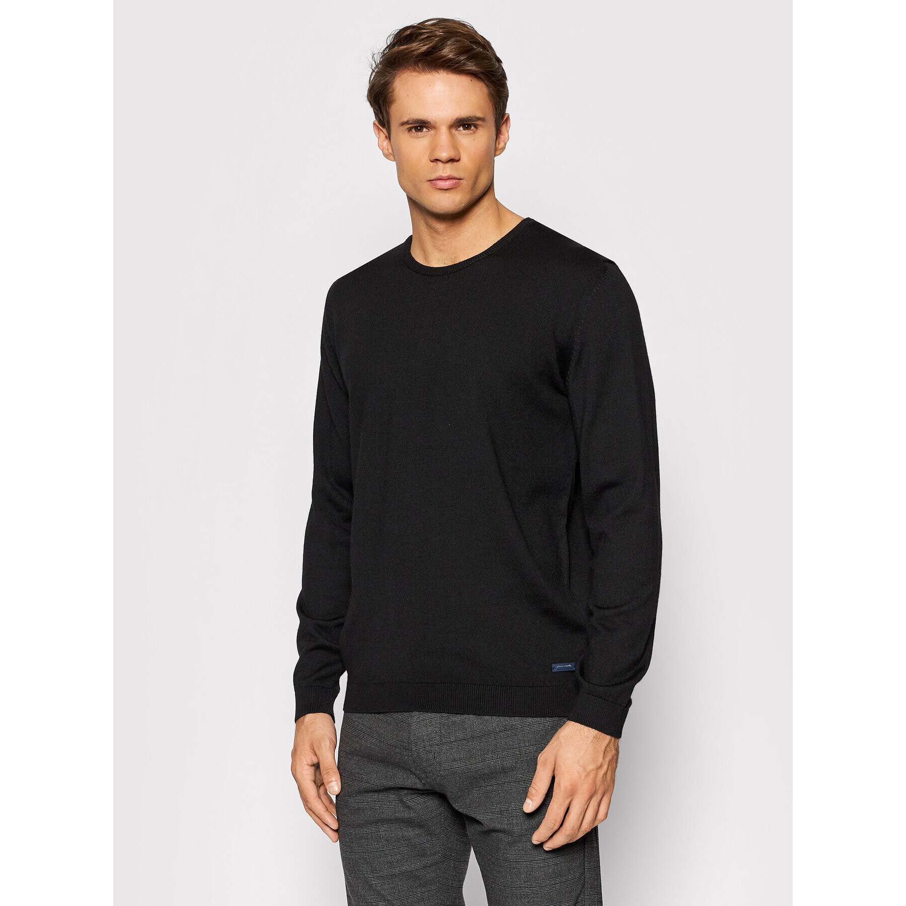 Pierre Cardin Sweater 55600/000/12540 Fekete Regular Fit - Pepit.hu