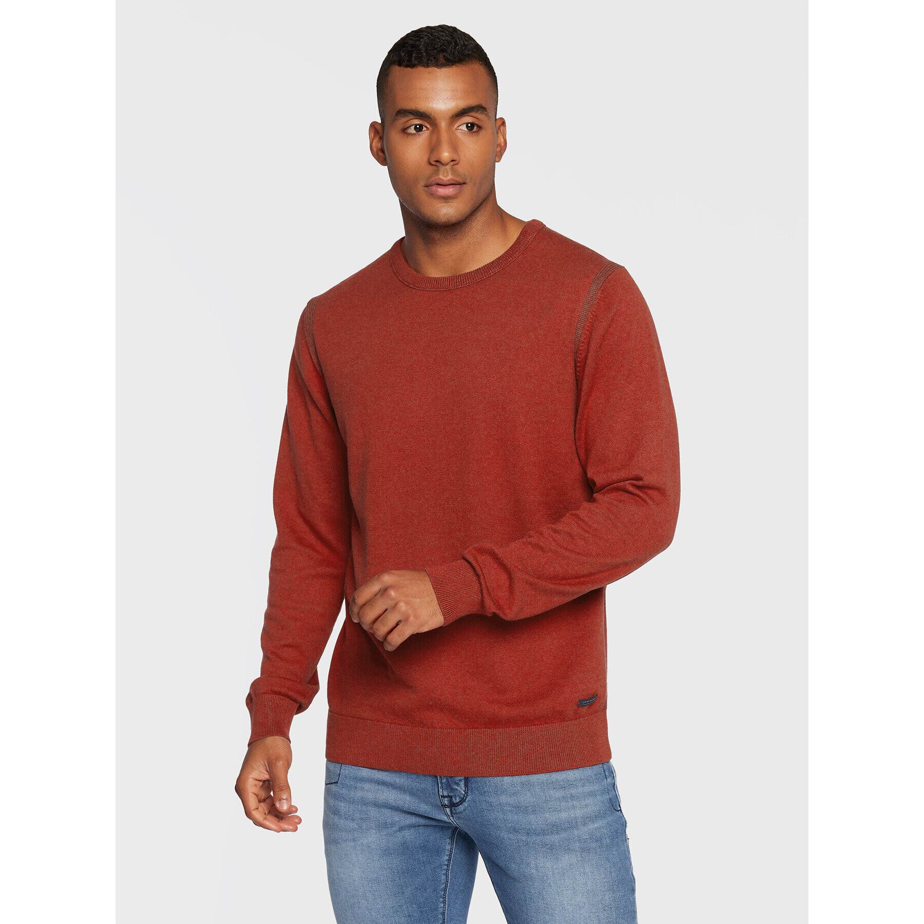 Pierre Cardin Sweater C5 50150/000/5010 Piros Regular Fit - Pepit.hu