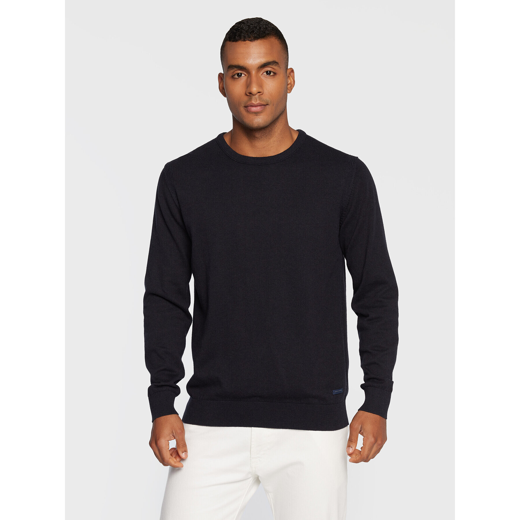 Pierre Cardin Sweater C5 50150/000/5010 Sötétkék Regular Fit - Pepit.hu