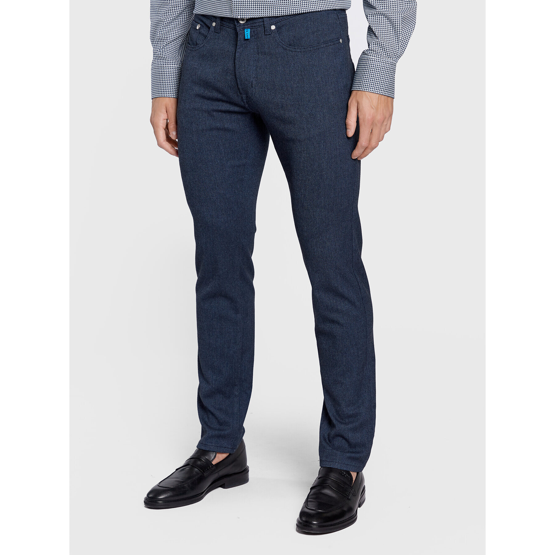 Pierre Cardin Szövet nadrág 30947/000/1016 Sötétkék Lyon Tapered Fit - Pepit.hu